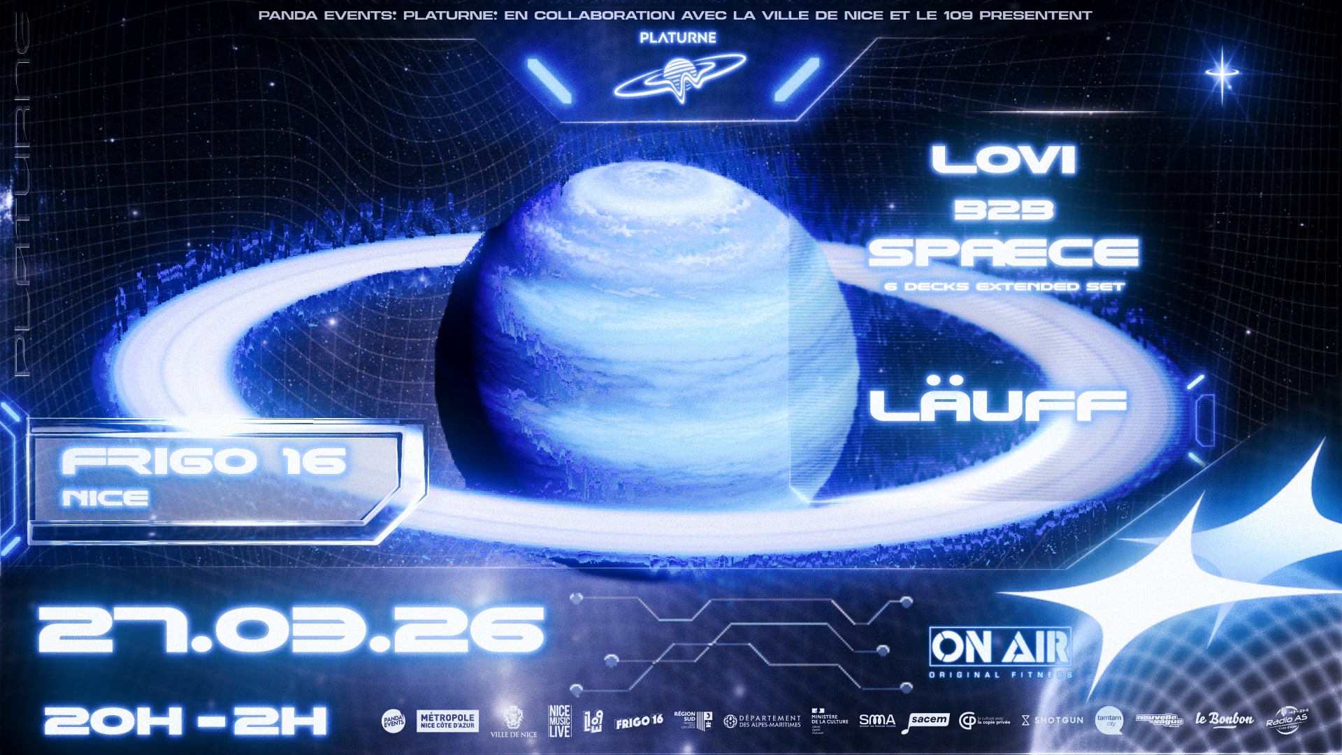 Platurne : Lovi B2b Spæce + Läuff @Frigo16 Cover