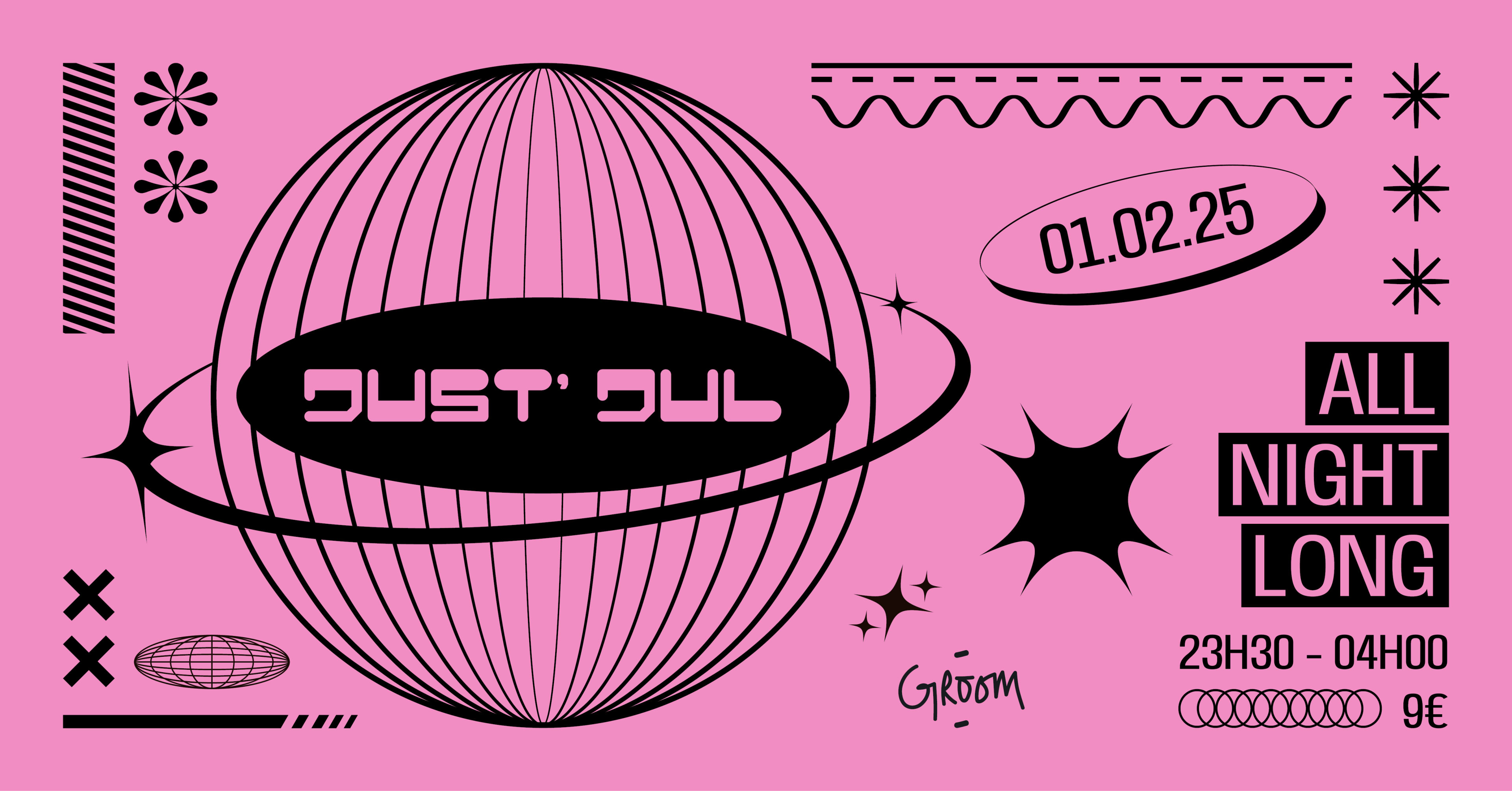 All Night Long : Just Jul' Cover