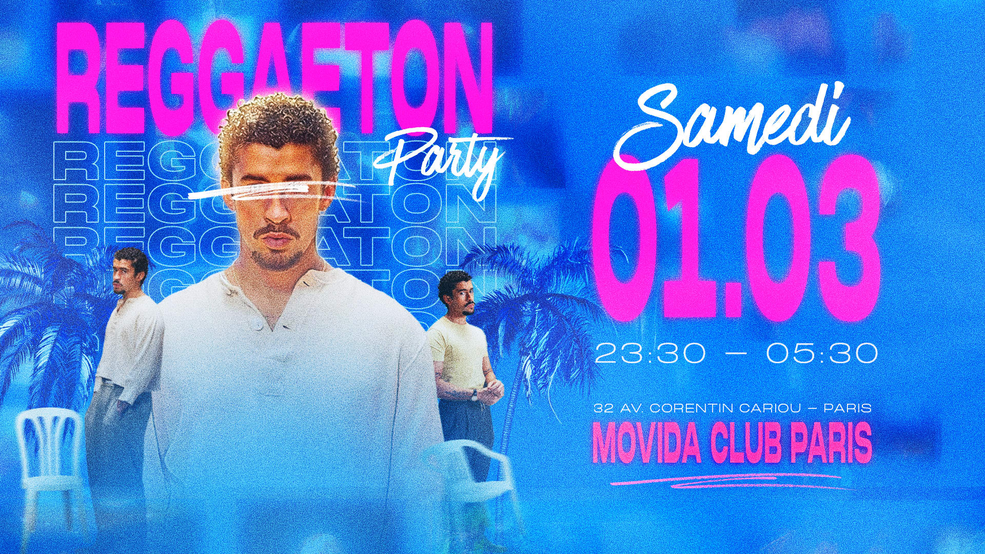 Reggaeton Party @ Movida Paris Cover