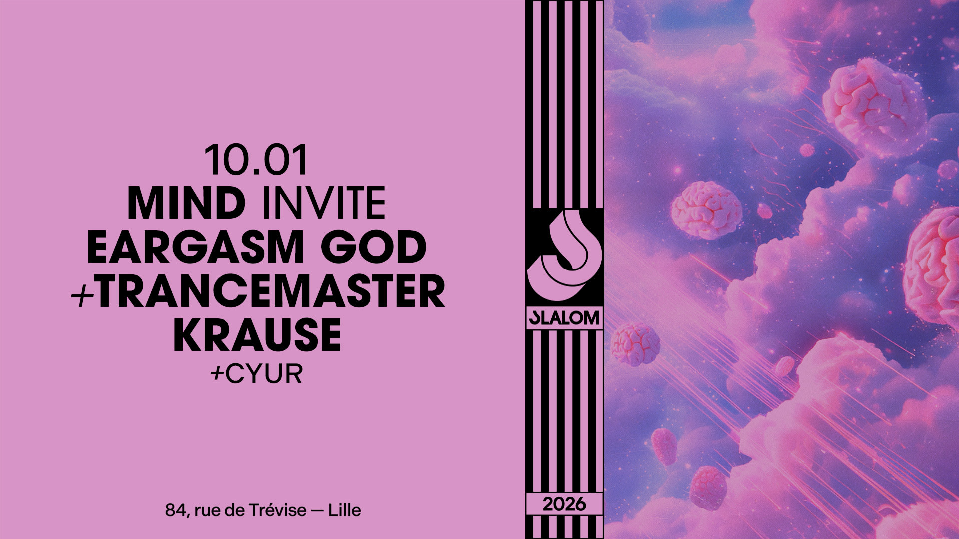 Slalom : Mind Inv. Eargasm God • Trancemaster Krause... Cover