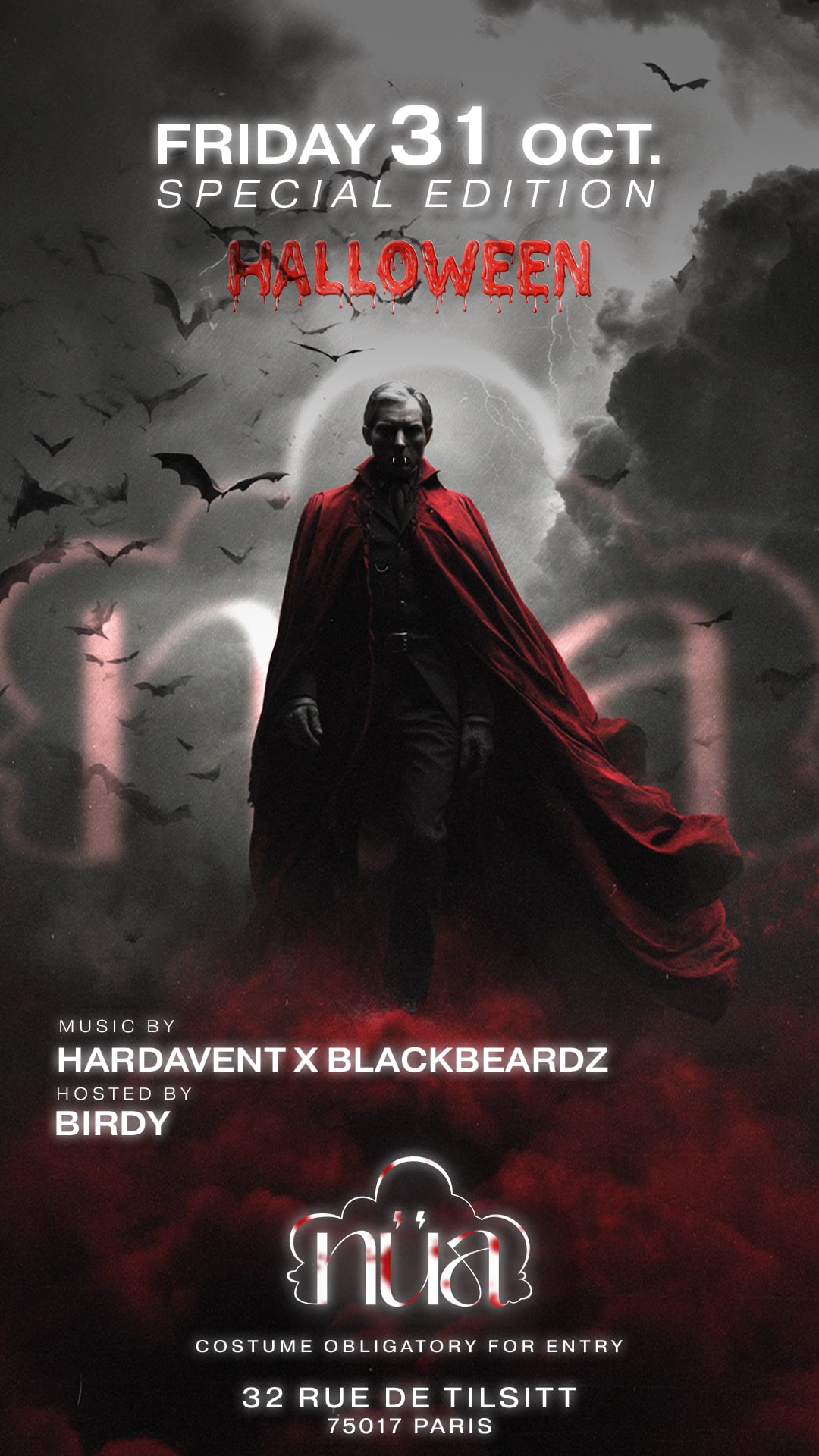 Halloween X Nua 31/10/25 Cover