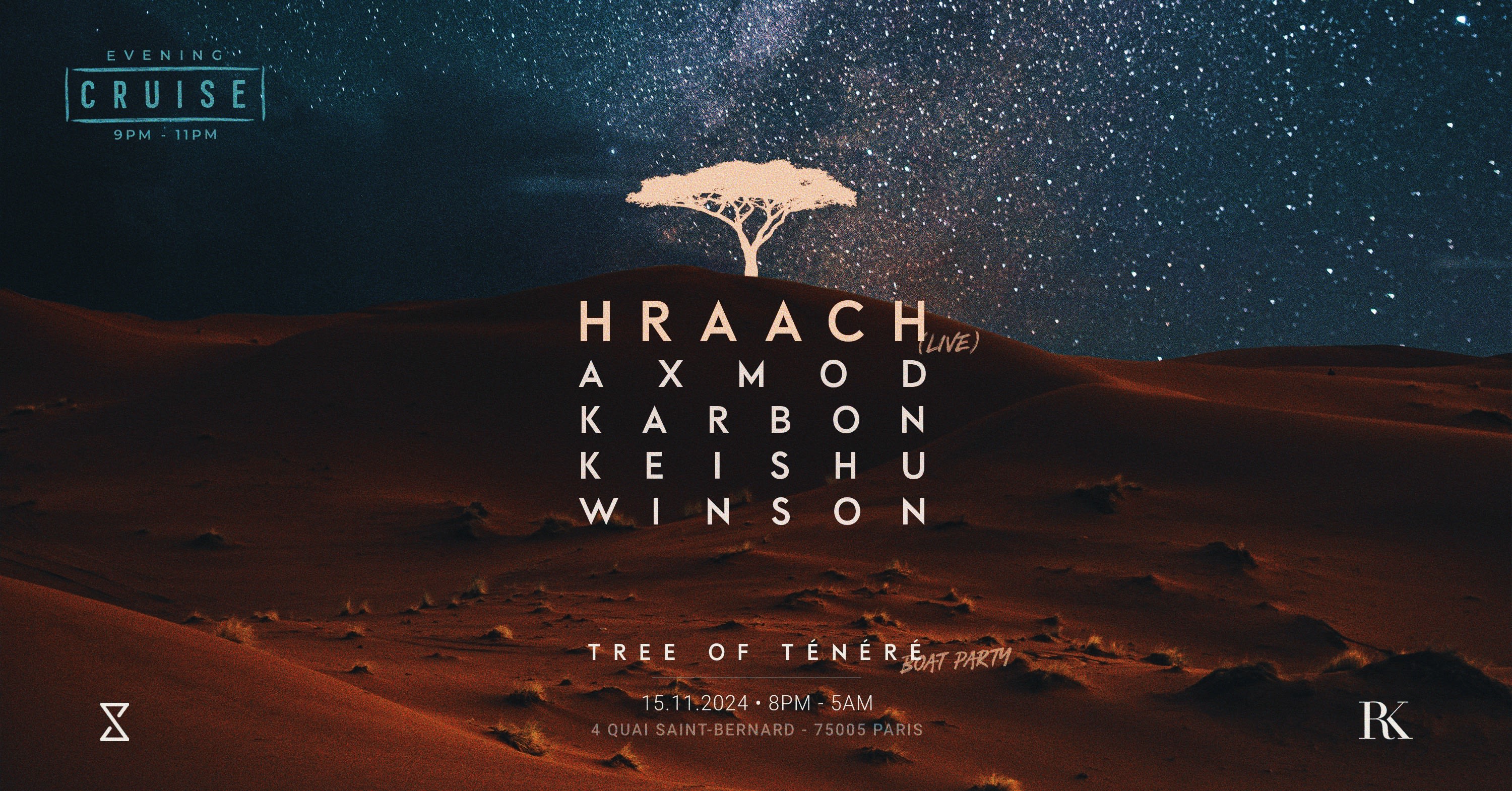 Tree Of Ténéré | Boat Party W/ Hraach Cover