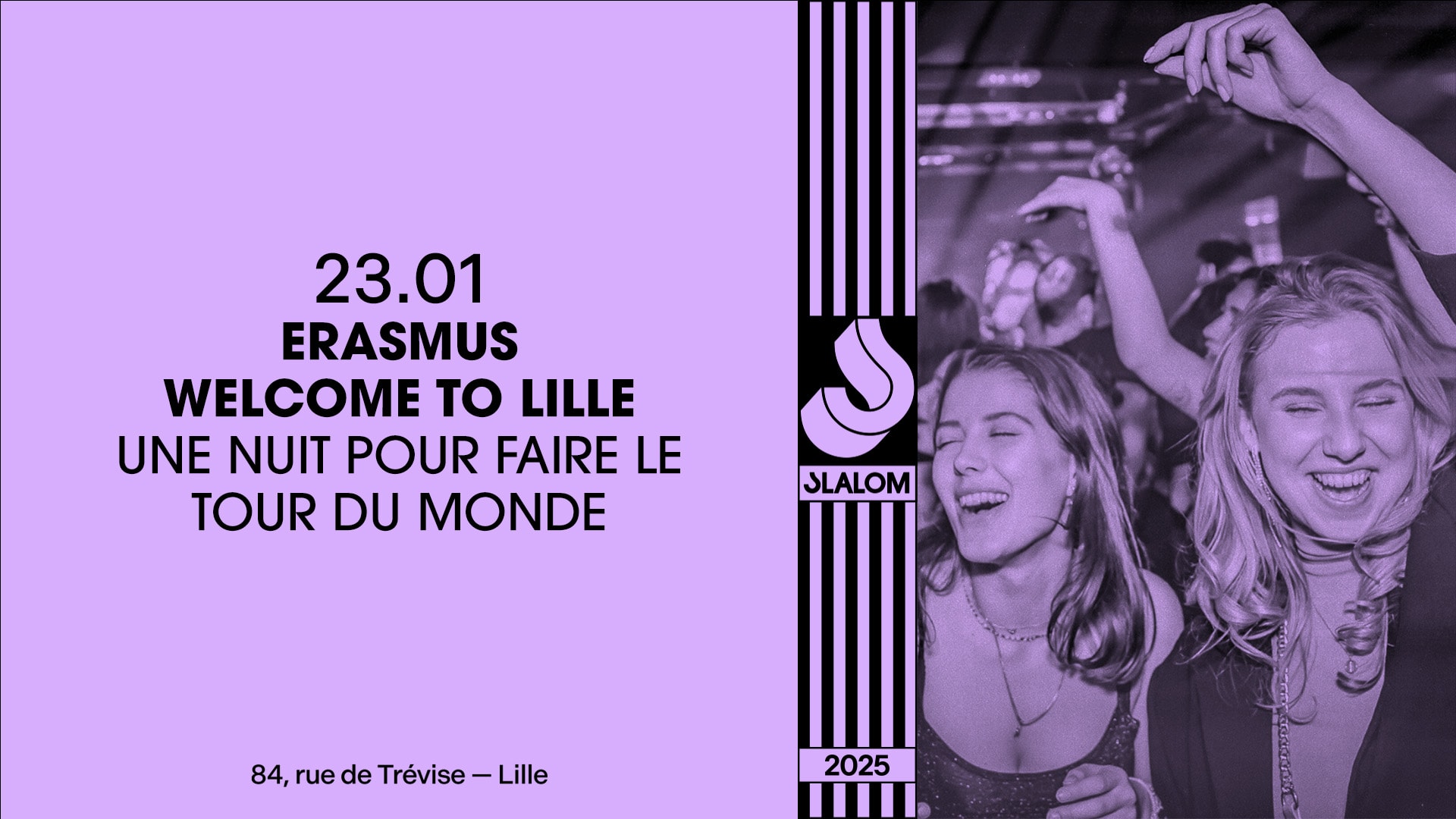 Slalom : Erasmus, Une Nuit Pour Faire Le Tour Du Monde [Pop] Cover