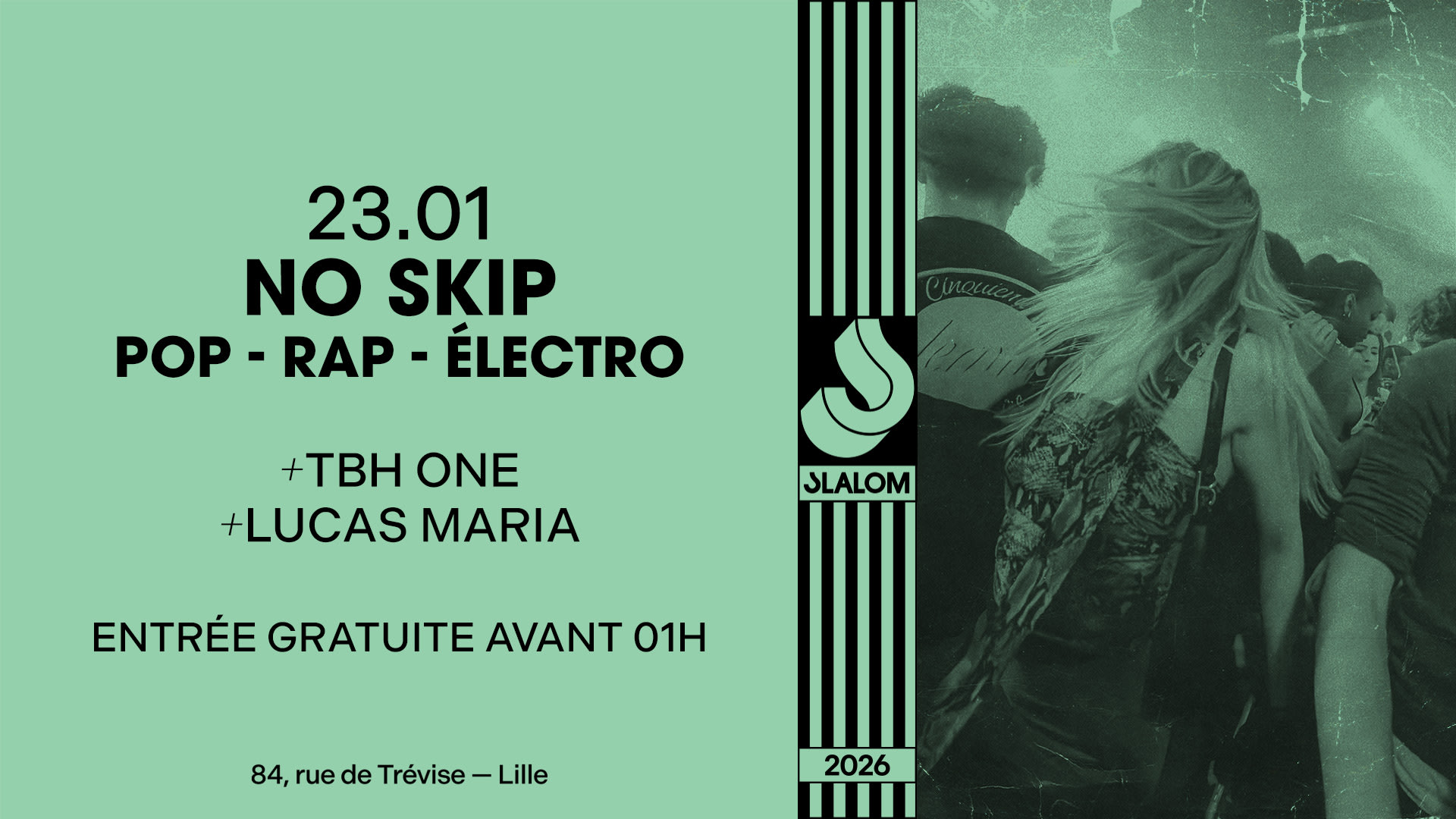 Slalom : No Skip - Pop, Rap, Electro [Gratuit Av. 01h] Cover