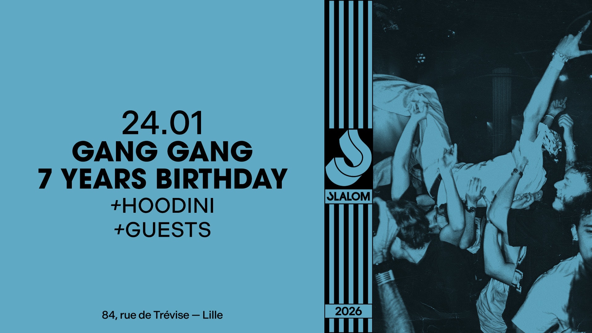 Slalom : Gang Gang - 7 Years Birthday Cover