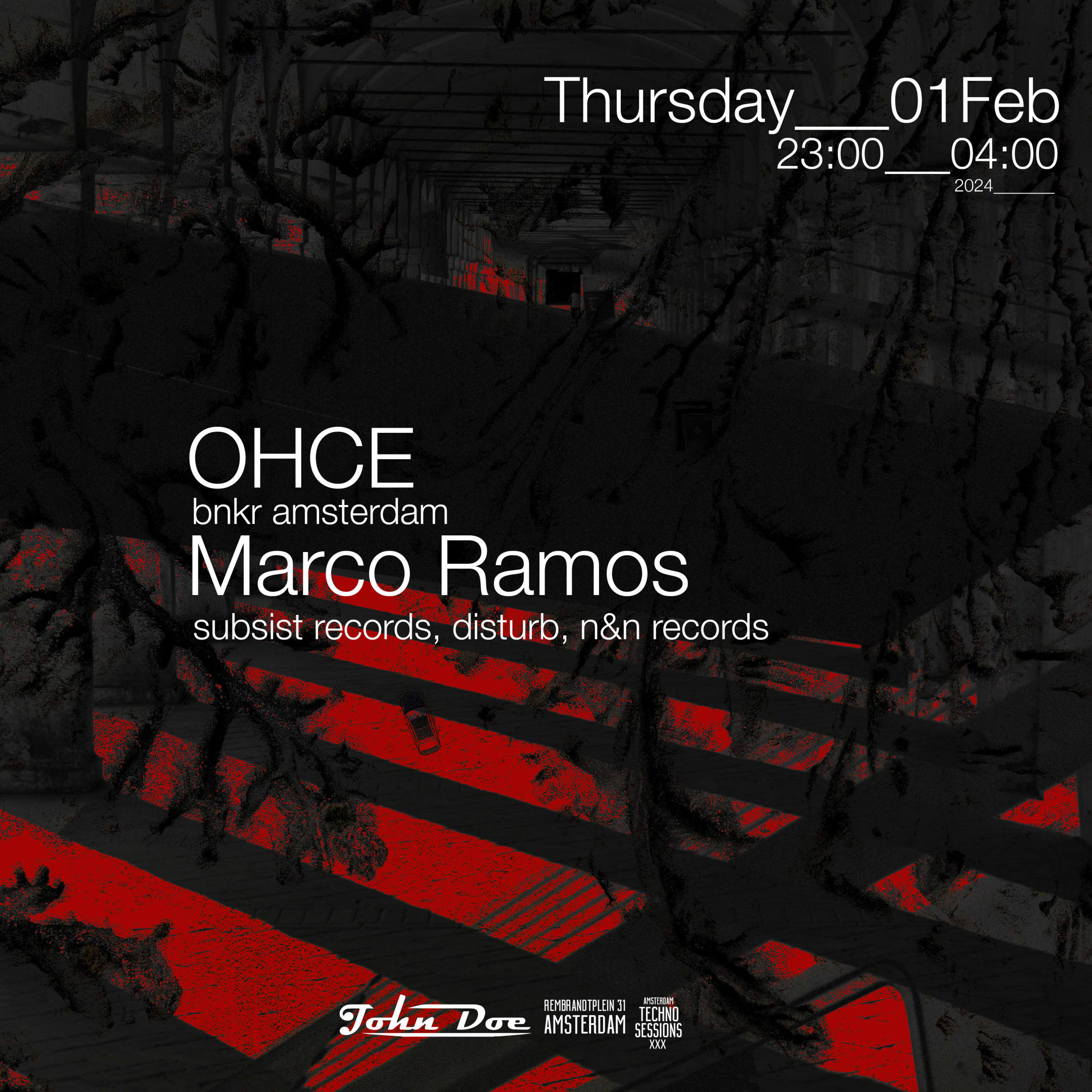 Amsterdam Techno Sessions W/ Ohce & Marco Ramos W/5 Cover