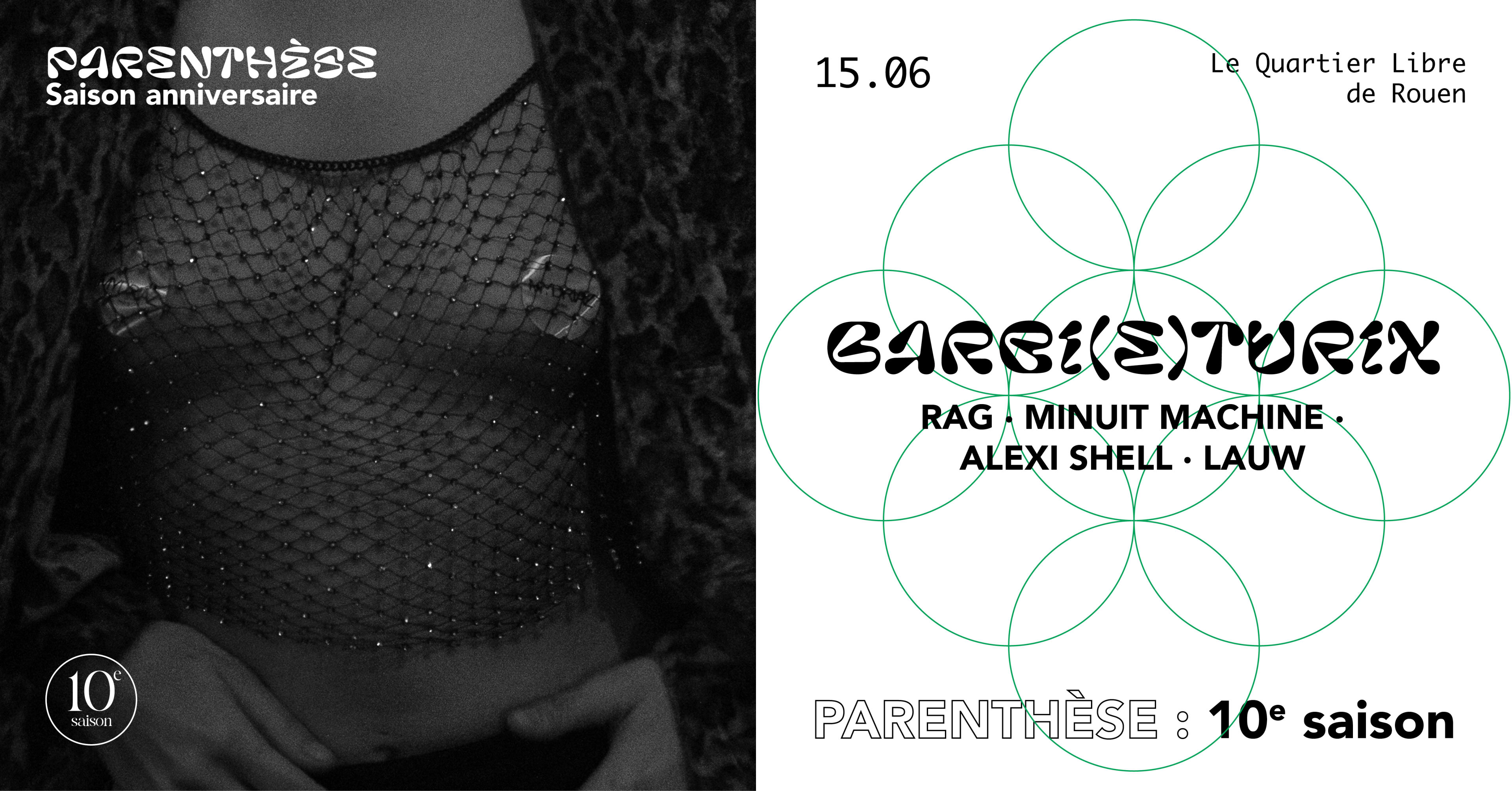 Parenthèse X Barbi(E)Turix - Rag · Minuit Machine & More Cover