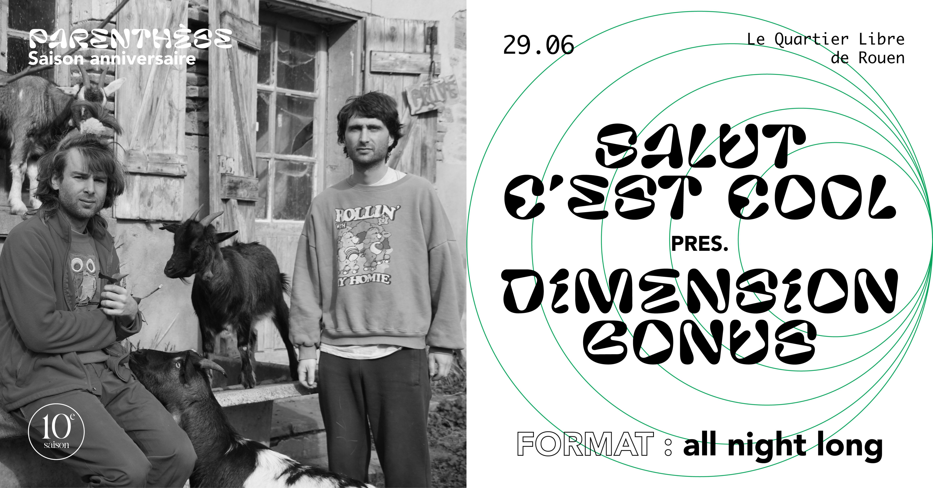 Parenthèse : Salut C'est Cool Présente Dimension Bonus Cover