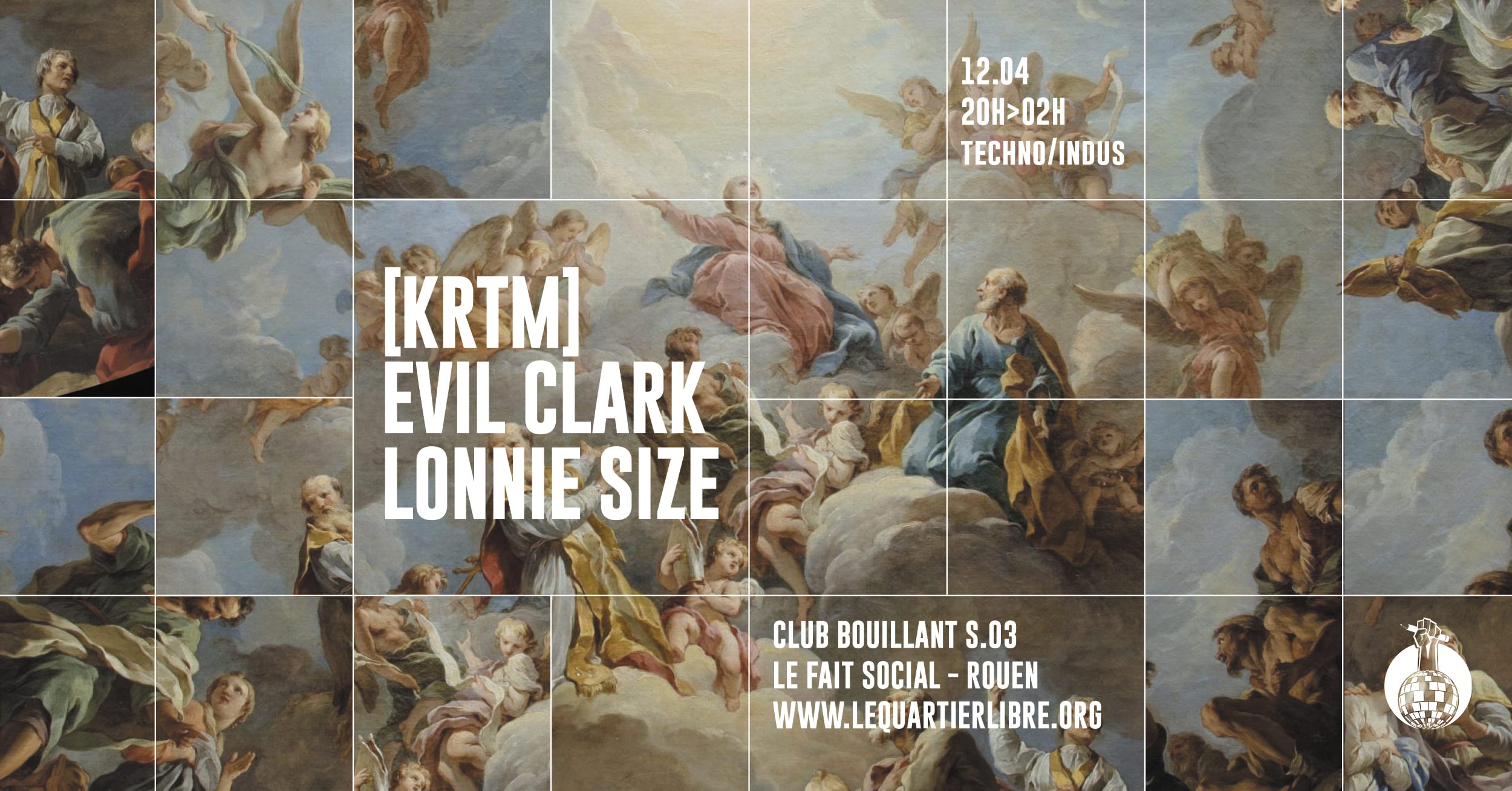 Club Bouillant - [Krtm] · Evil Clark · Lonnie Size Cover