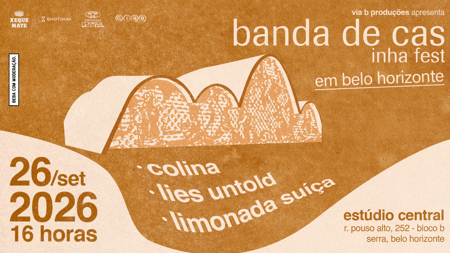 Banda De Casinha No Estúdio Central - 2ª Edição Cover