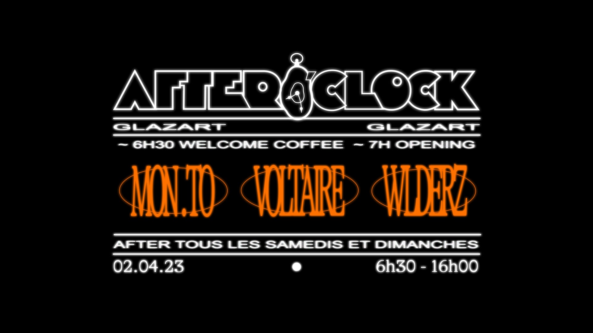 After O'clock : Mon.To, Voltaire, Wlderz Cover