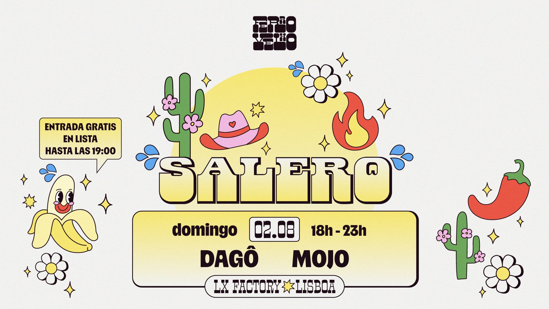 Salero - La Matiné Más Latina @ LX Factory - 2ago Cover
