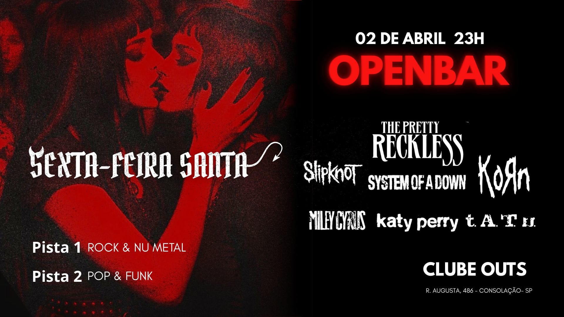 Sexta-Feira Santa | Open Bar (Quinta, Véspera De Feriado) Cover