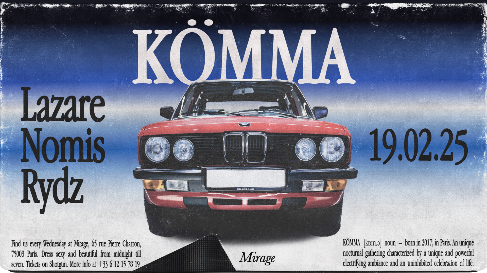Kömma Residency : Lazare & Nomis Cover