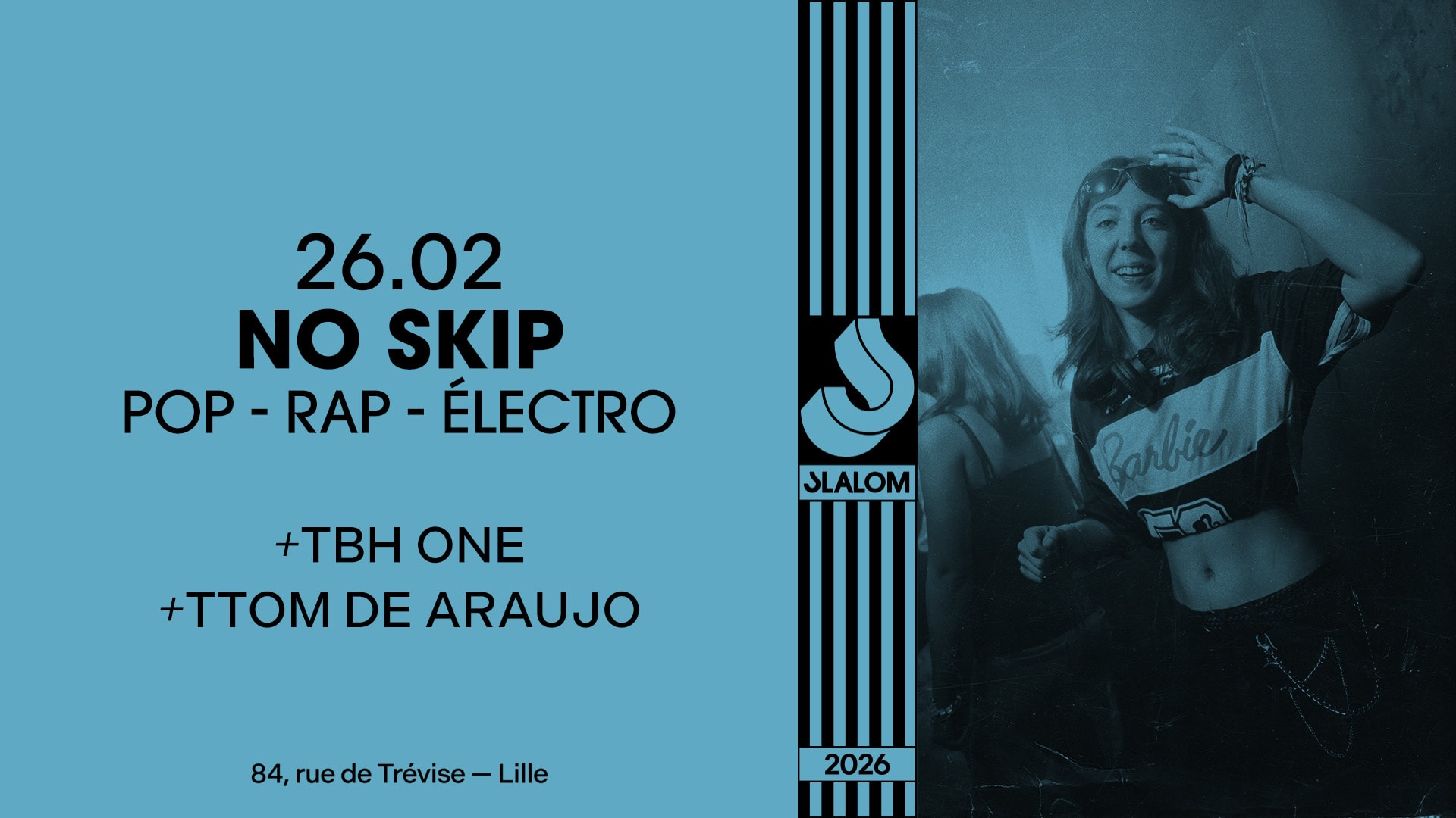 Slalom : No Skip - Pop, Rap, Electro [Gratuit Av. 01h] Cover