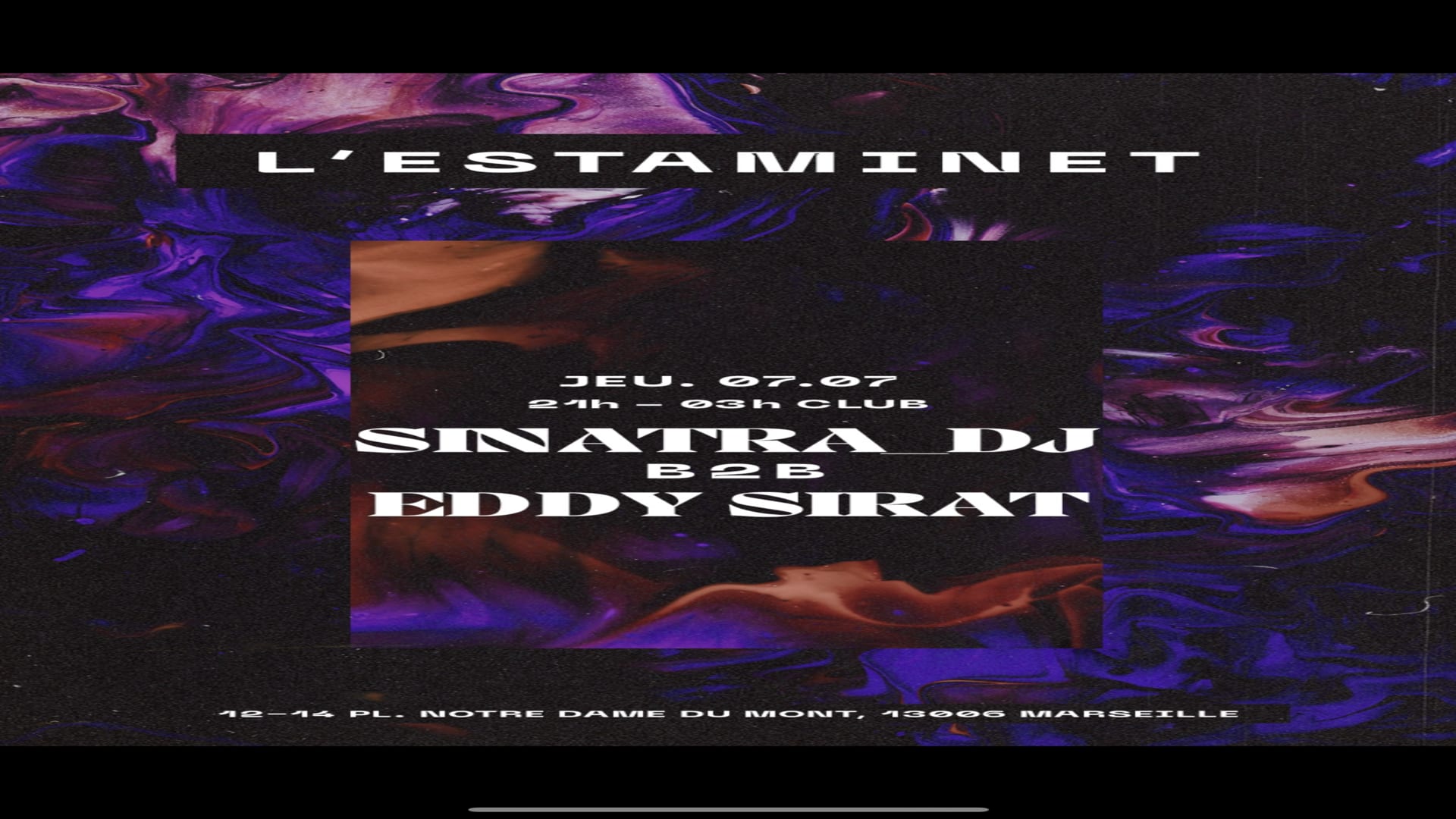 Eddy Sirat B2b Sinatra_Dj Cover