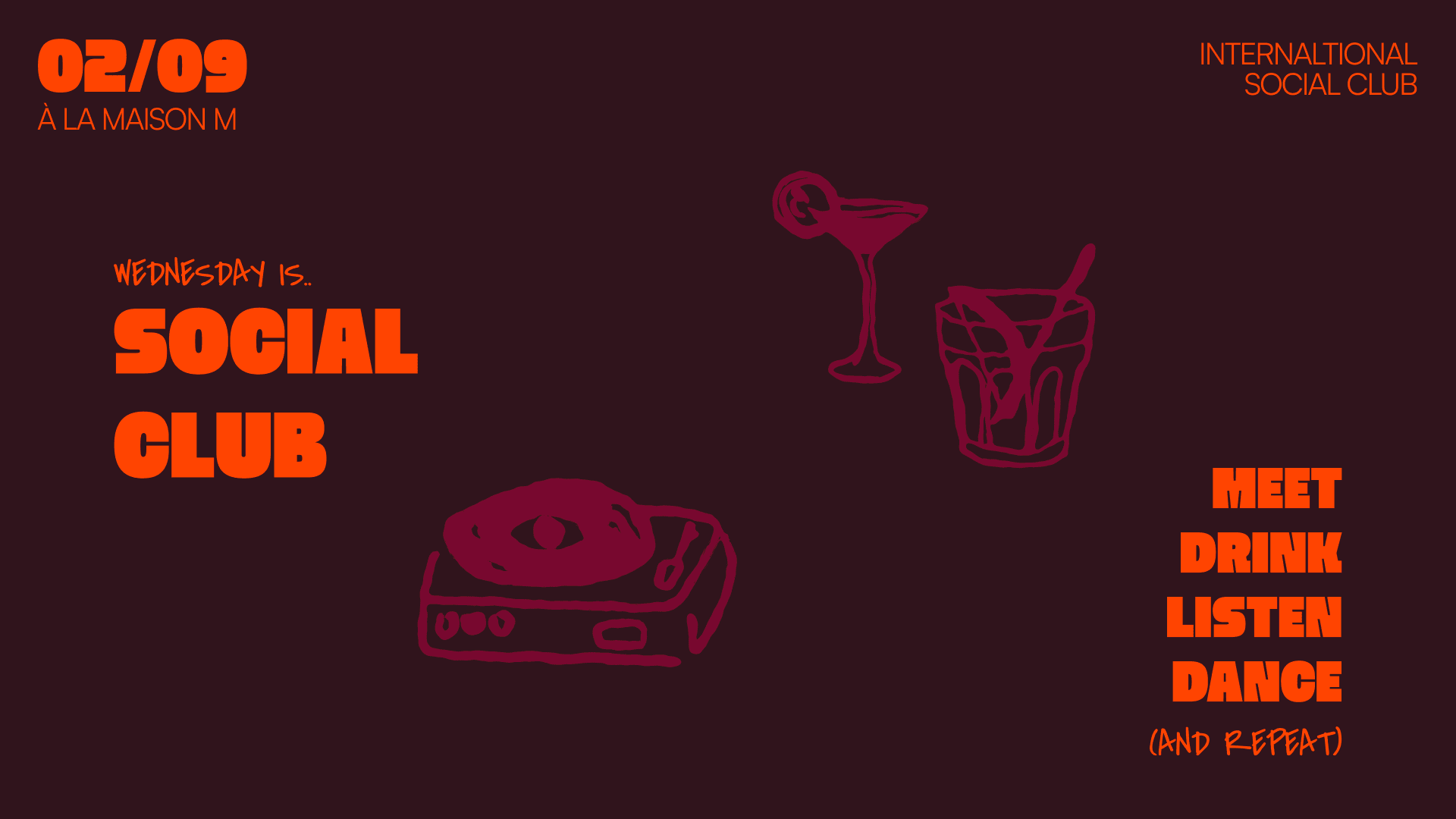 International Social Club - La Maison M Cover