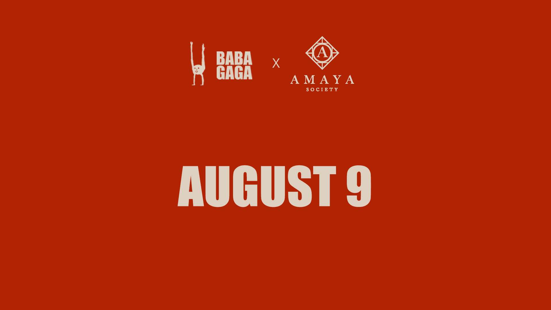 Baba Gaga X Amaya: August 9 Cover