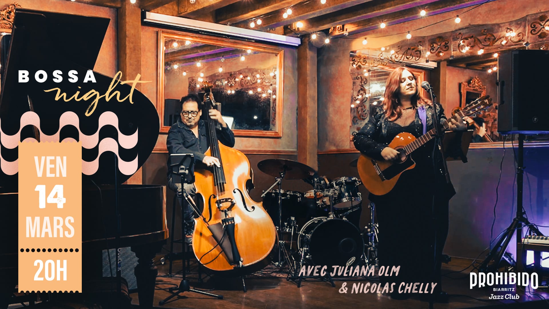 Bossa Night Avec Juliana Olm & Nicolas Chelly { Jazz Bossa} Cover