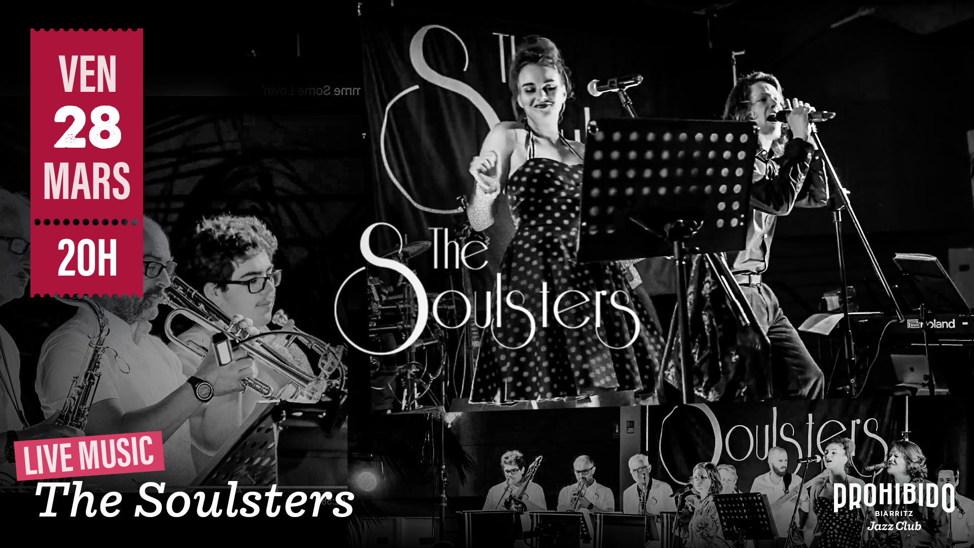Concert Des Soulsters { Funk, Soul, Rythm'n Blues } Cover