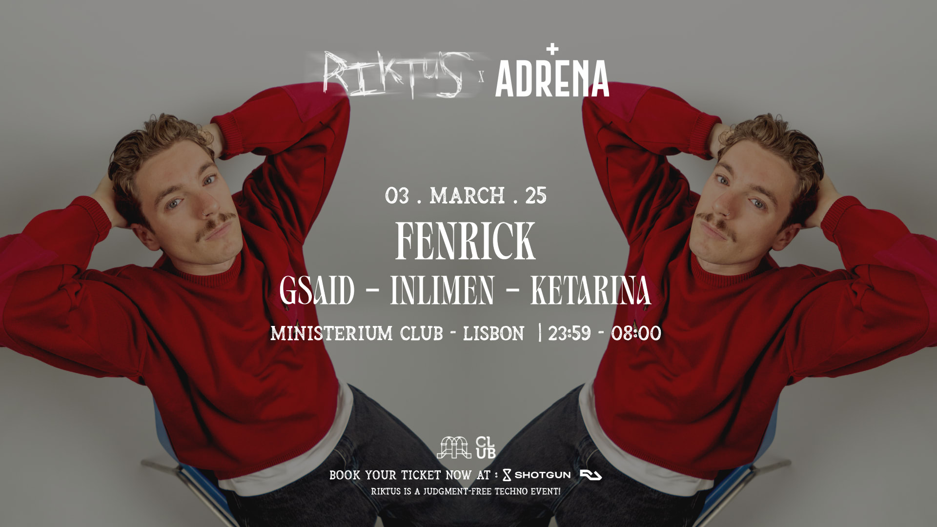 Riktus X Adrena | Carnival With Fenrick (Portugal Debut) Cover