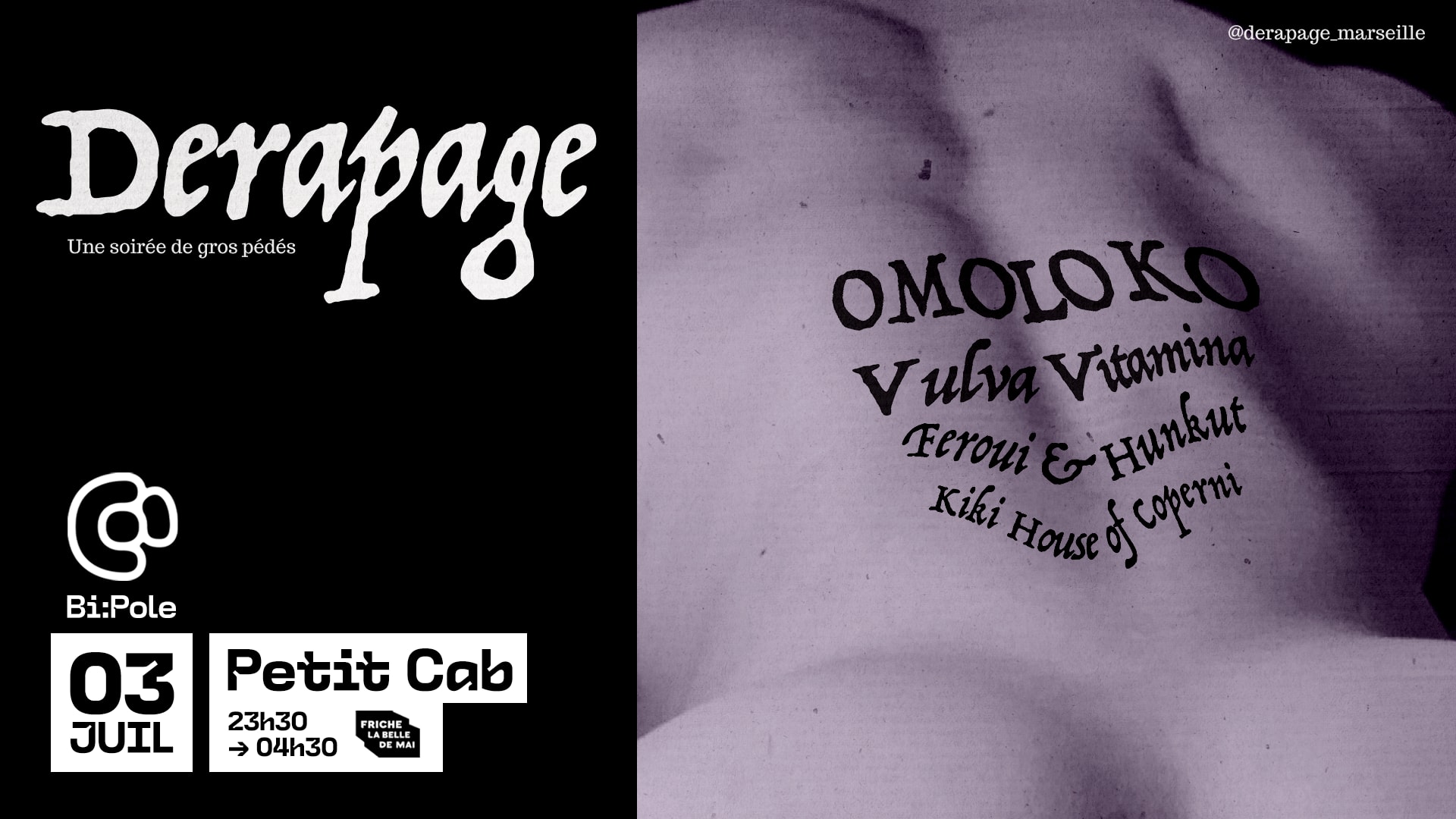 Dérapage Pride @ Petit Cab Cover
