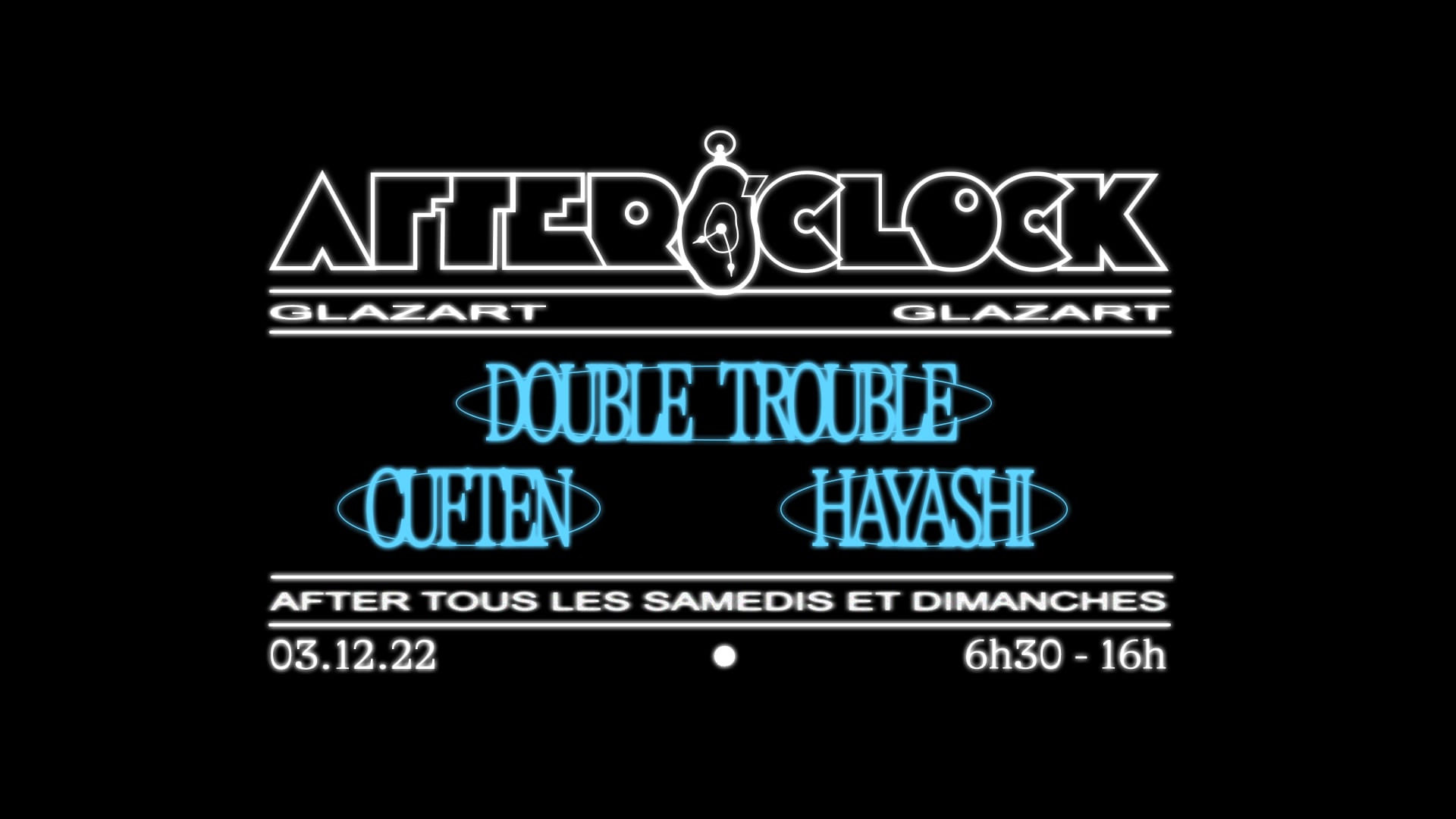 After O'clock :  Cuften, Double Trouble, Hayashi Cover