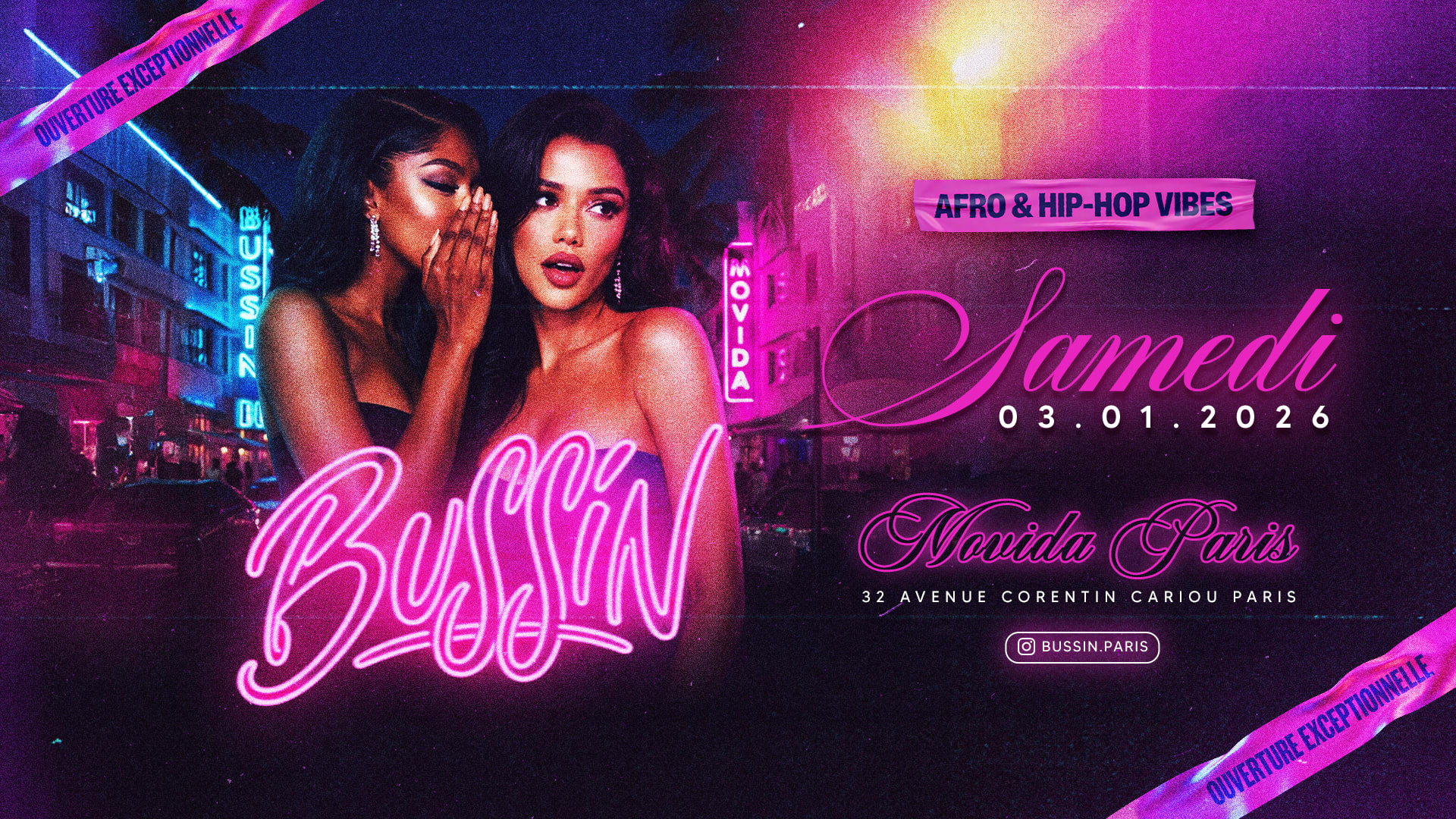 Bussin - Soiree Hip Hop & Afrobeat Cover