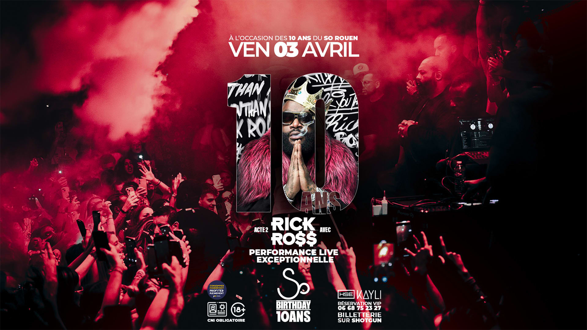 10 Ans (Acte 2) Rick Ross Banger Live Performance Cover