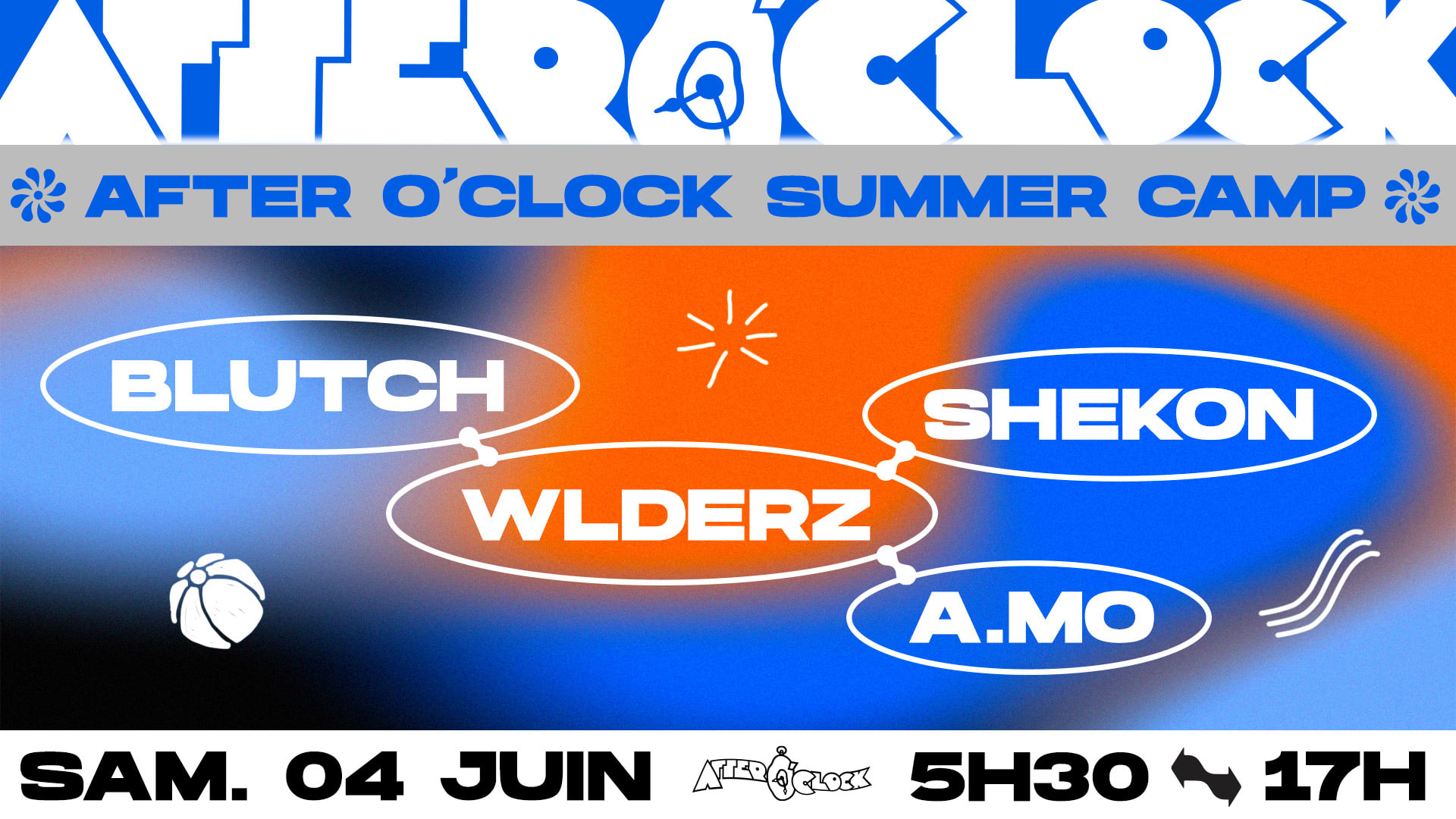After O'clock Summer Camp :  Blutch, Wlderz, Shekon, A.Mo Cover