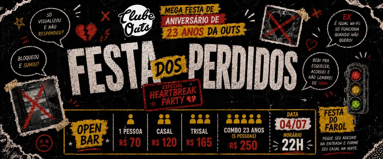 Primeira Mega Festa De Aniversário Do Outs | Julho, 23 Anos Cover