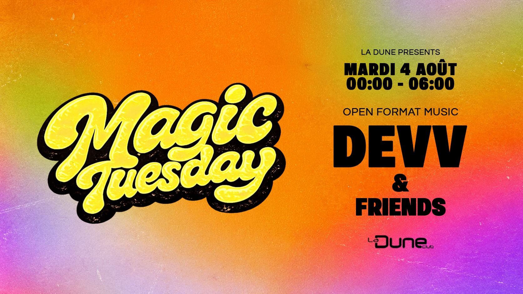 Magic Tuesday - Mardi 4 Août Cover