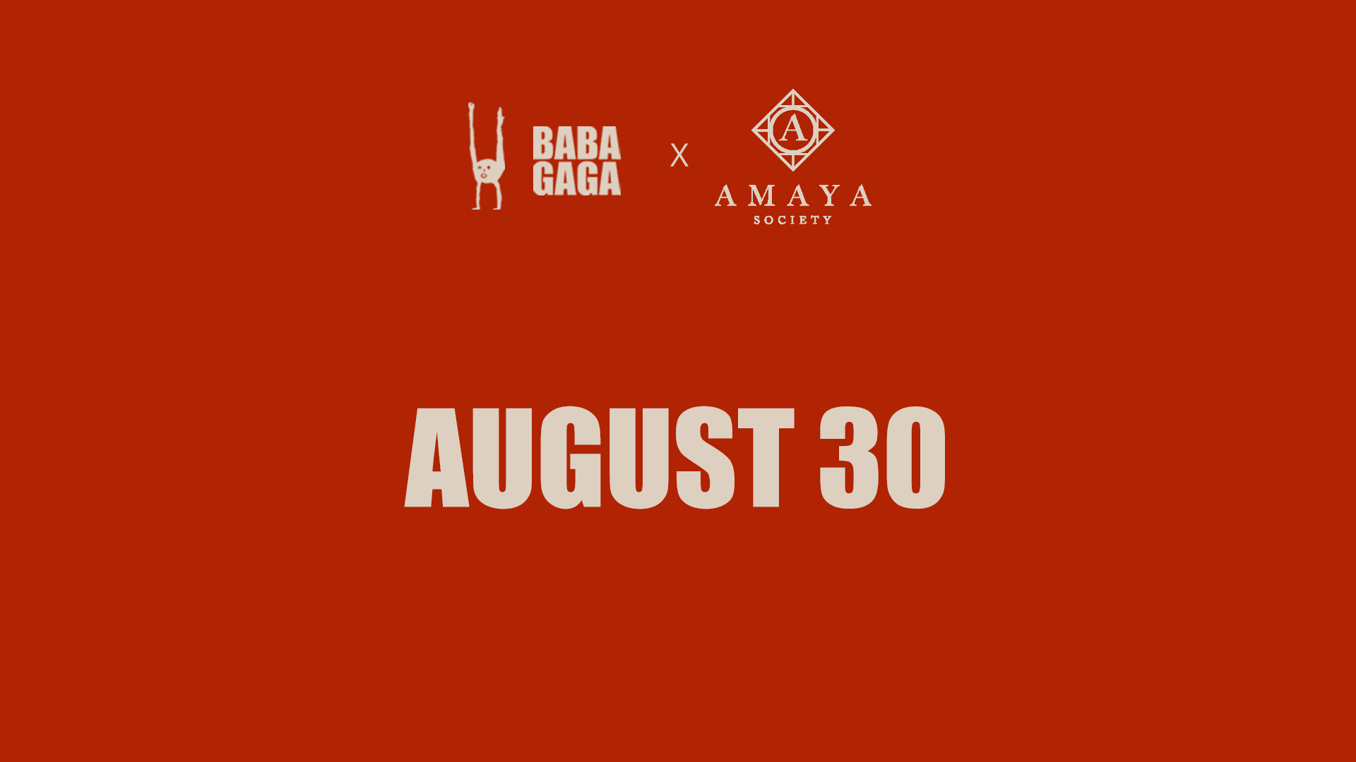 Baba Gaga X Amaya: August 30 Cover