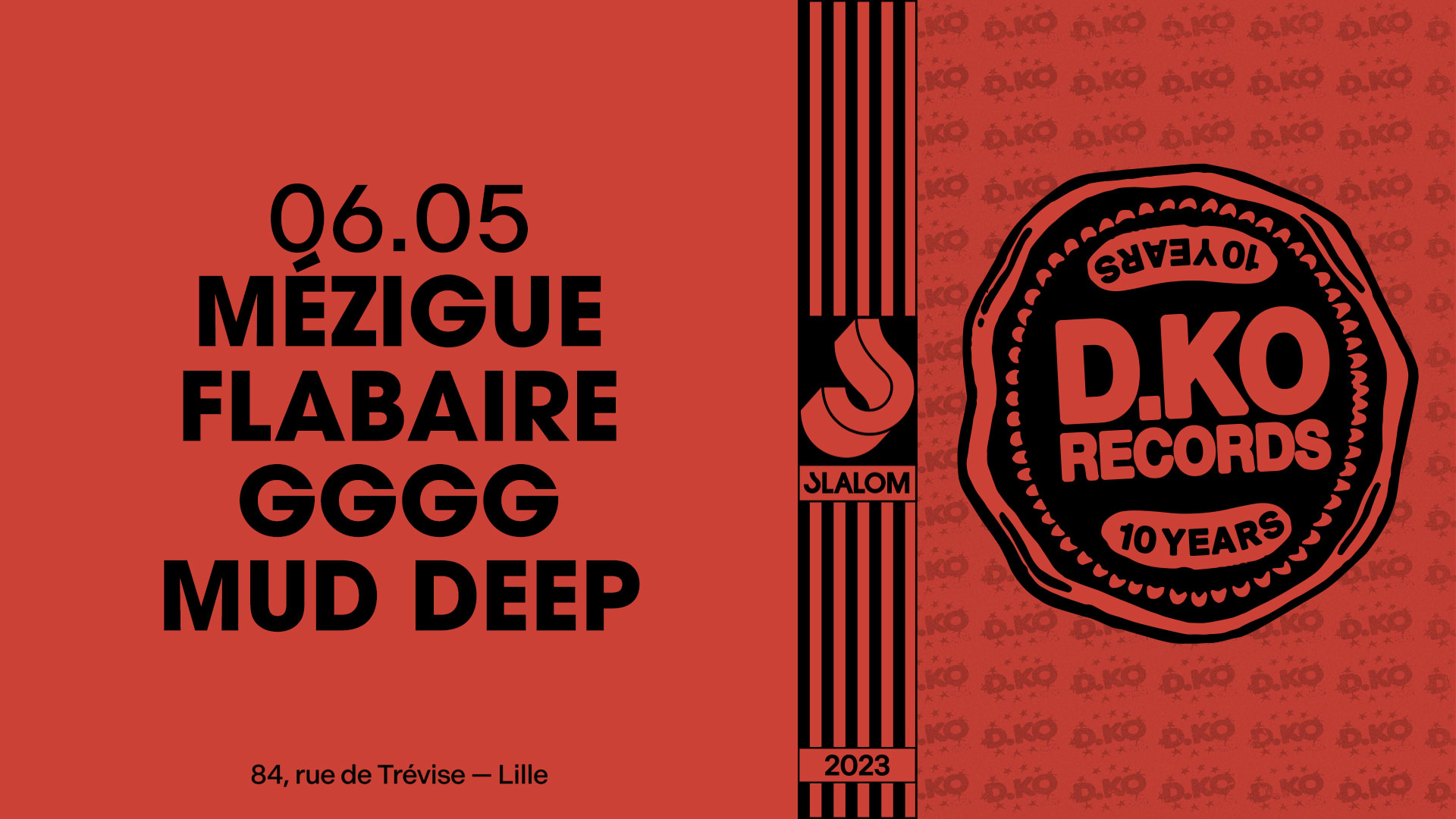 Slalom : D.Ko 10 Years • Mezigue • Flabaire • Gggg... Cover