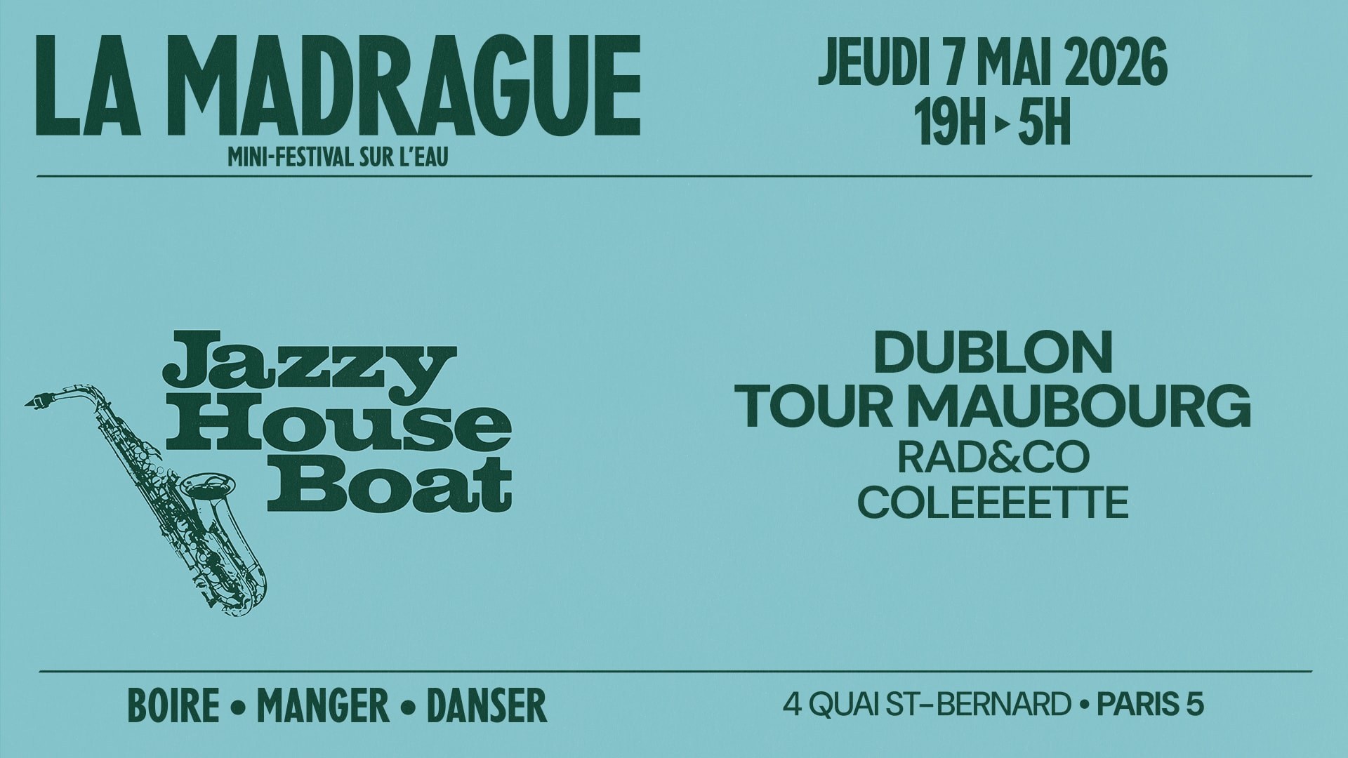 La Madrague — Jazzy House Boat : Dublon, Tour Maubourg... Cover