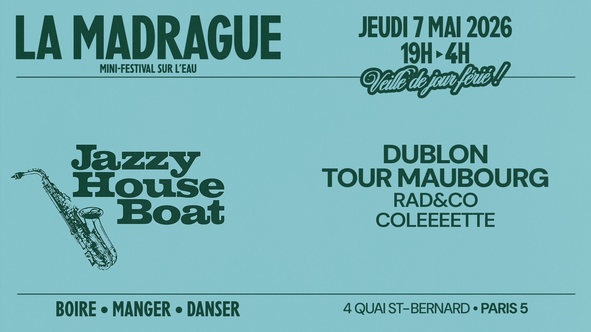 La Madrague — Jazzy House Boat : Dublon, Tour Maubourg... Cover
