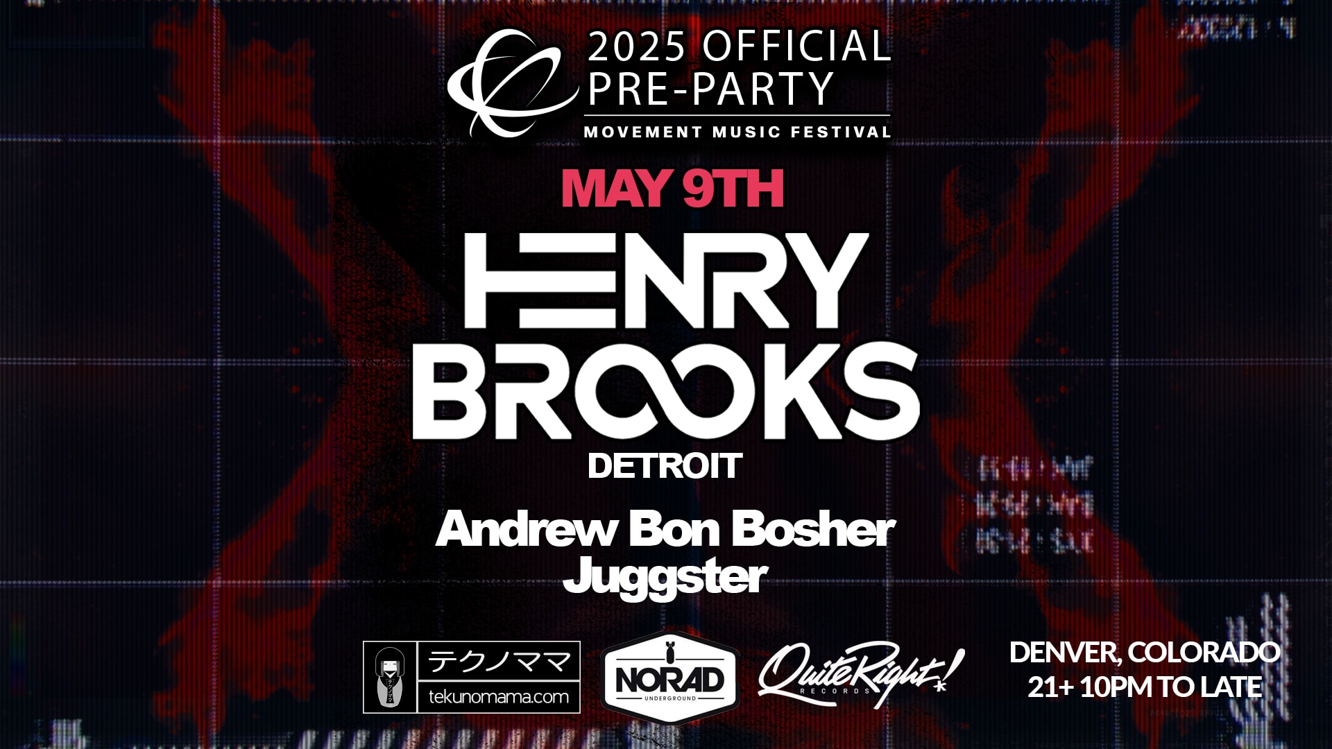 Official Movement Pre-Party With Henry Brooks Cover