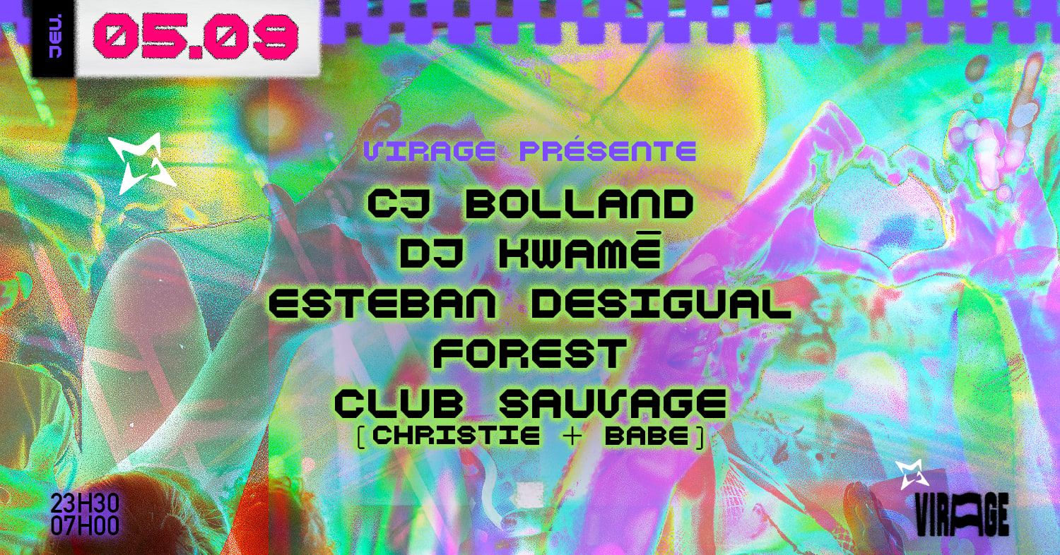 Virage Présente : Cj Bolland, Dj Kwame, Esteban Desigual Cover