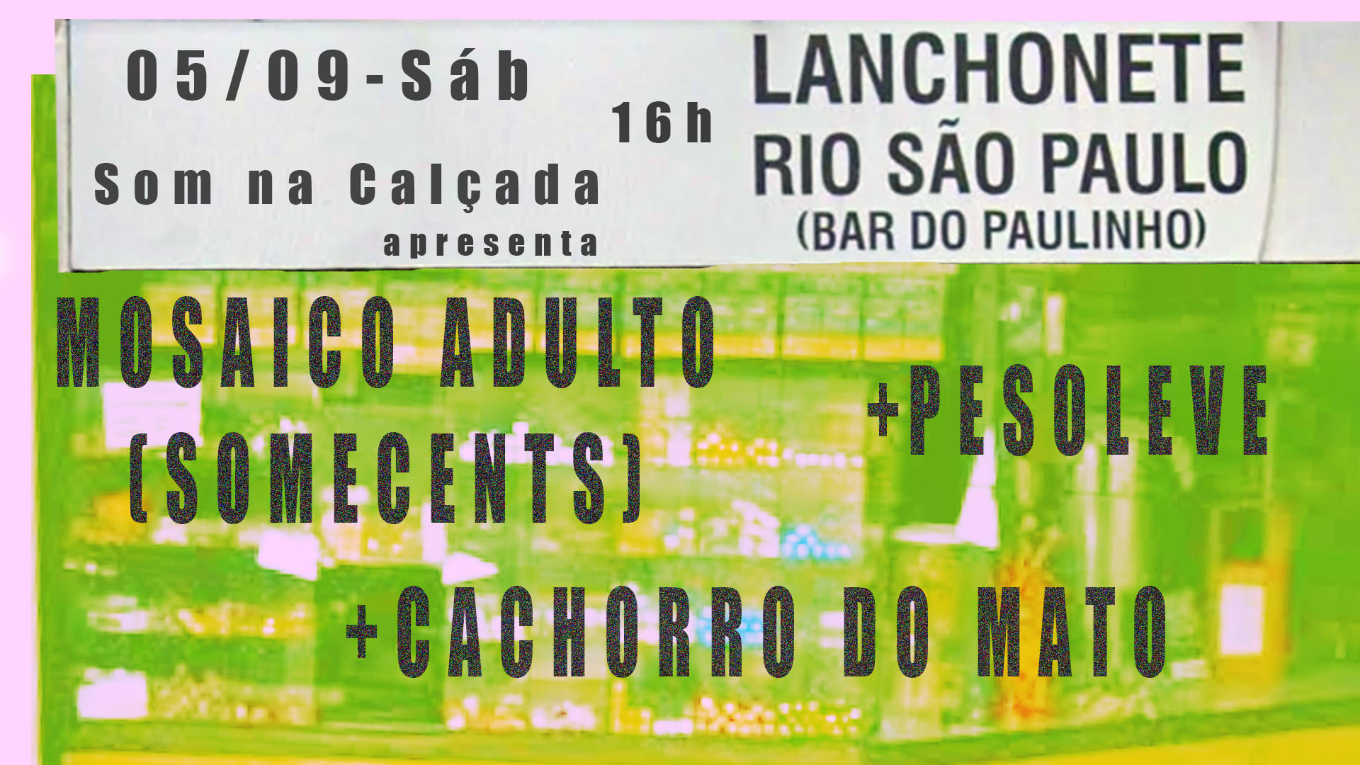 Som Na Calçada No Rio-São Paulo Cover