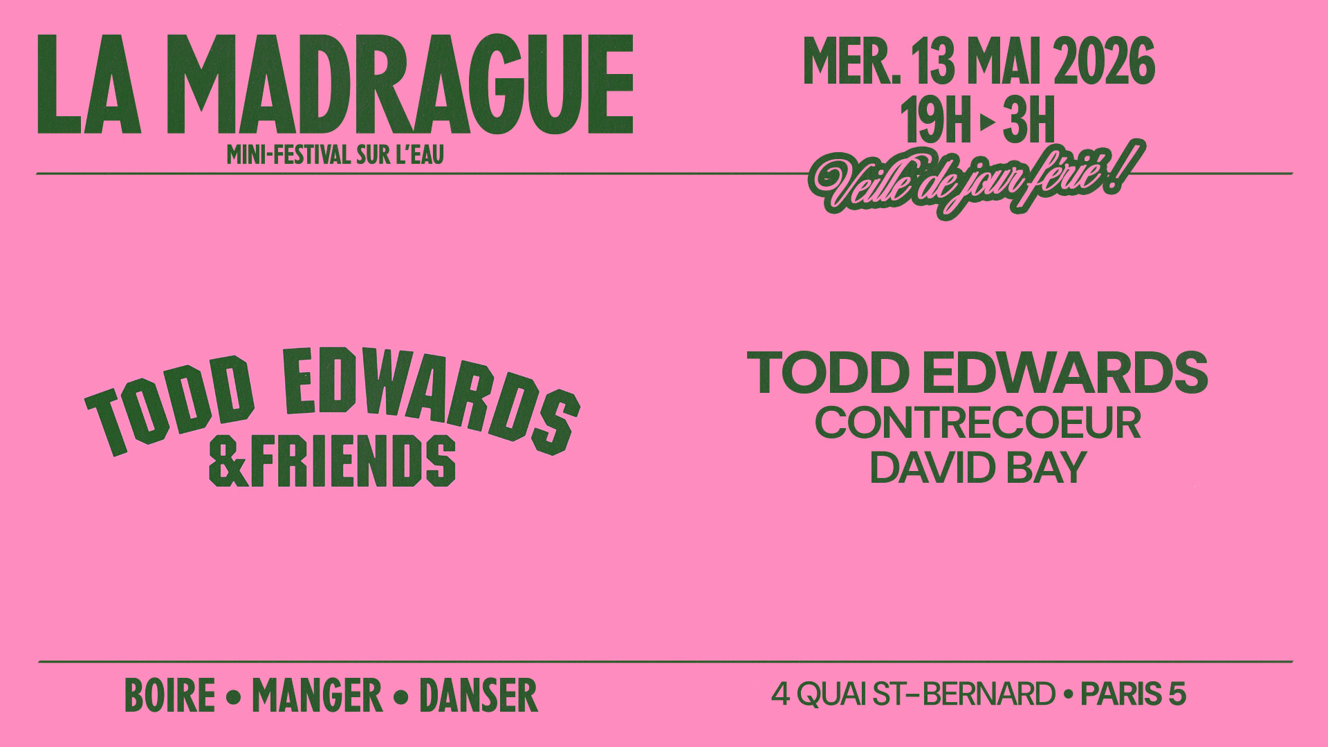 La Madrague — Todd Edwards & Friends Cover