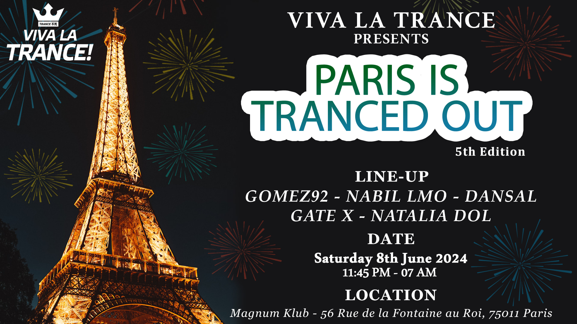 Paris Is Tranced Out Cover