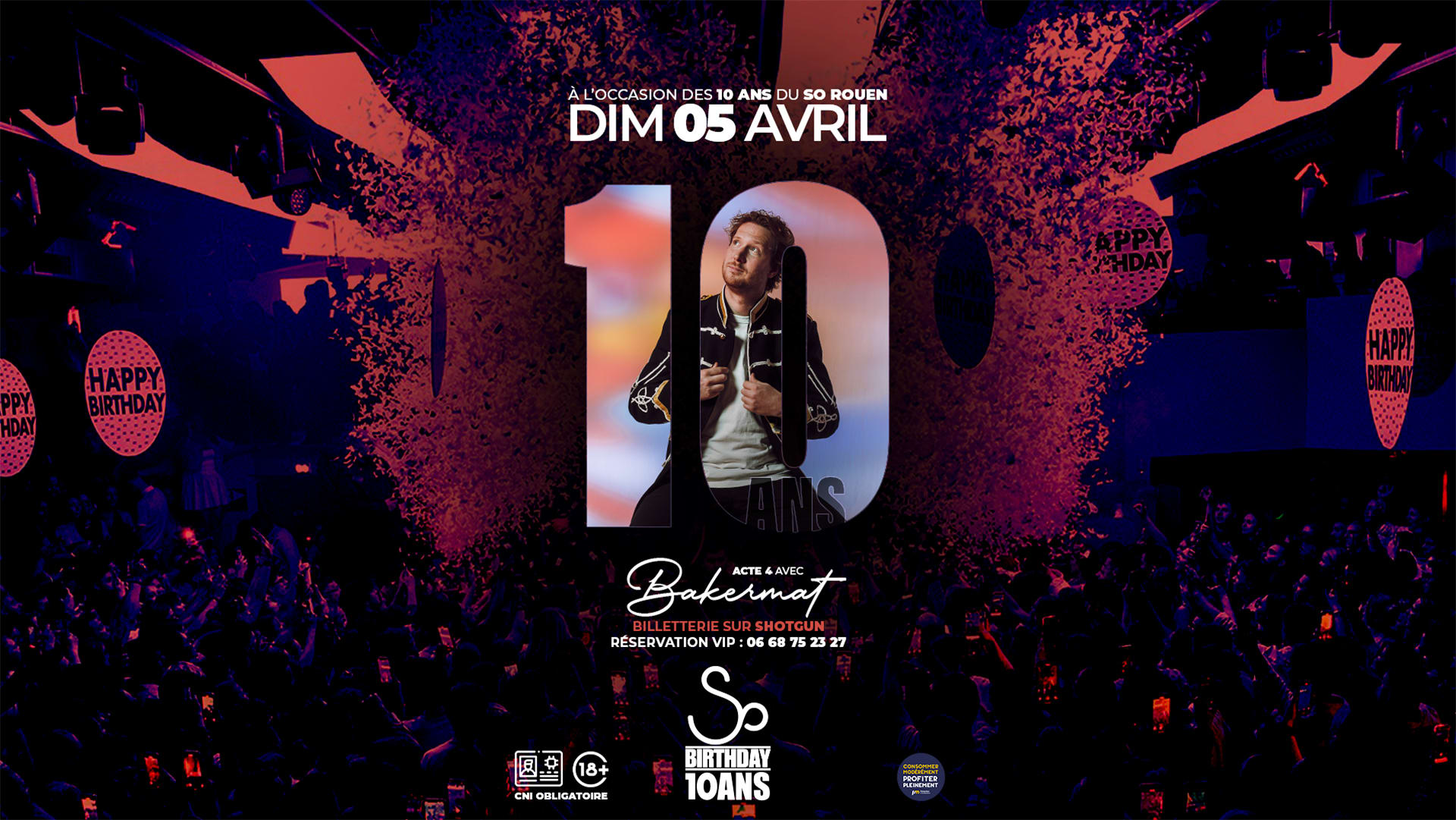 10 Ans (Acte 4) Bakermat I Dj Set & Live Sax Cover