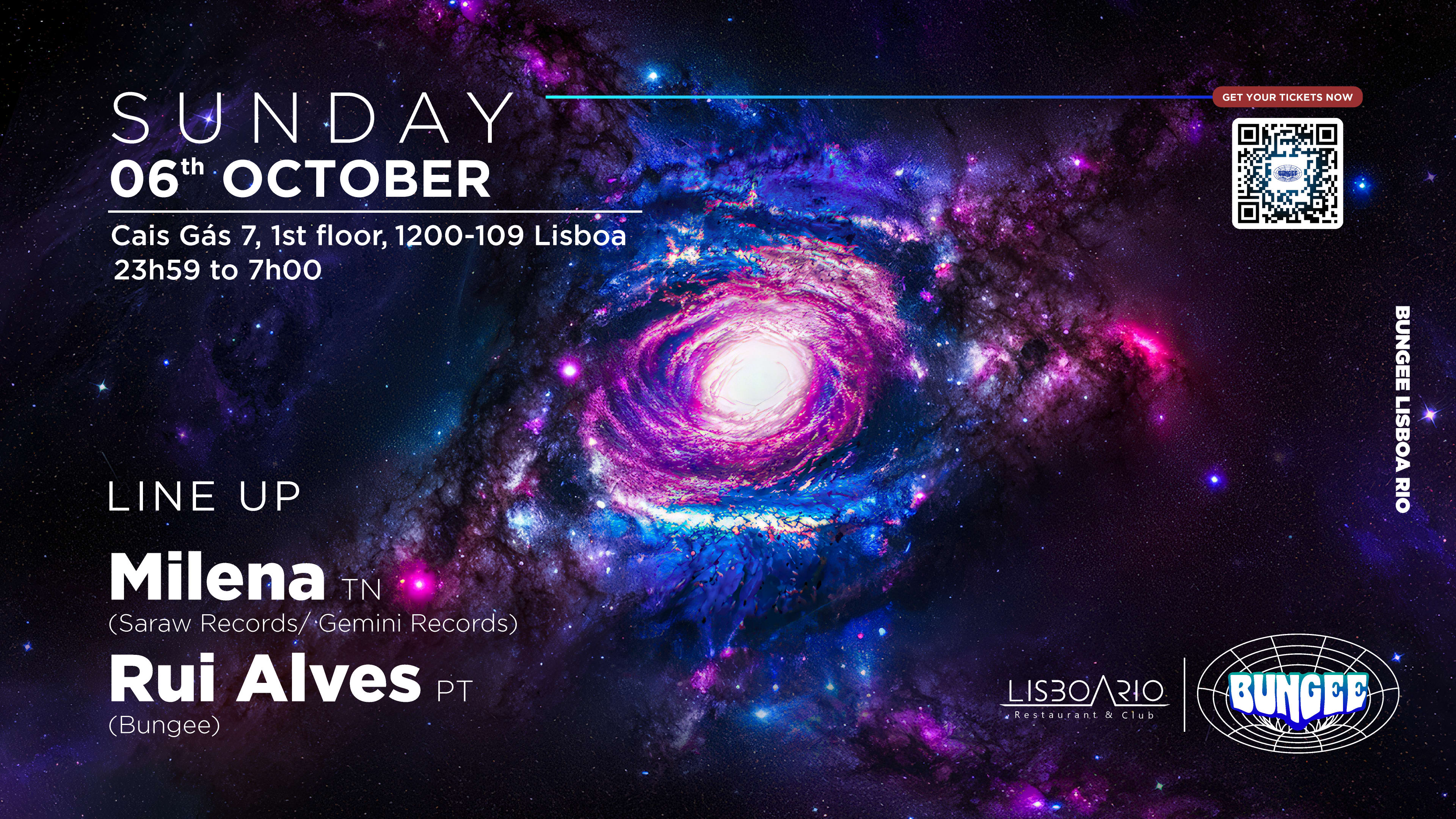 Mylena • Rui Alves | Sunday 6 Oct • Lisboa Rio Cover