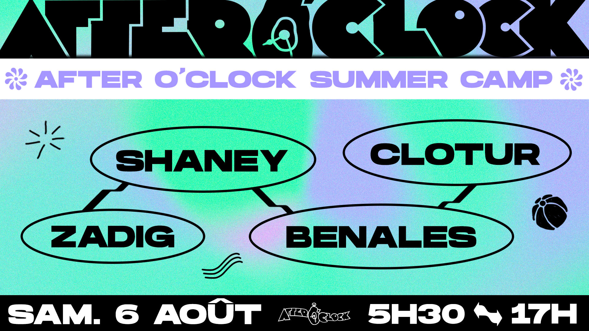 After O'clock Summer Camp : Zadig, Shaney, Benales, Clotur Cover