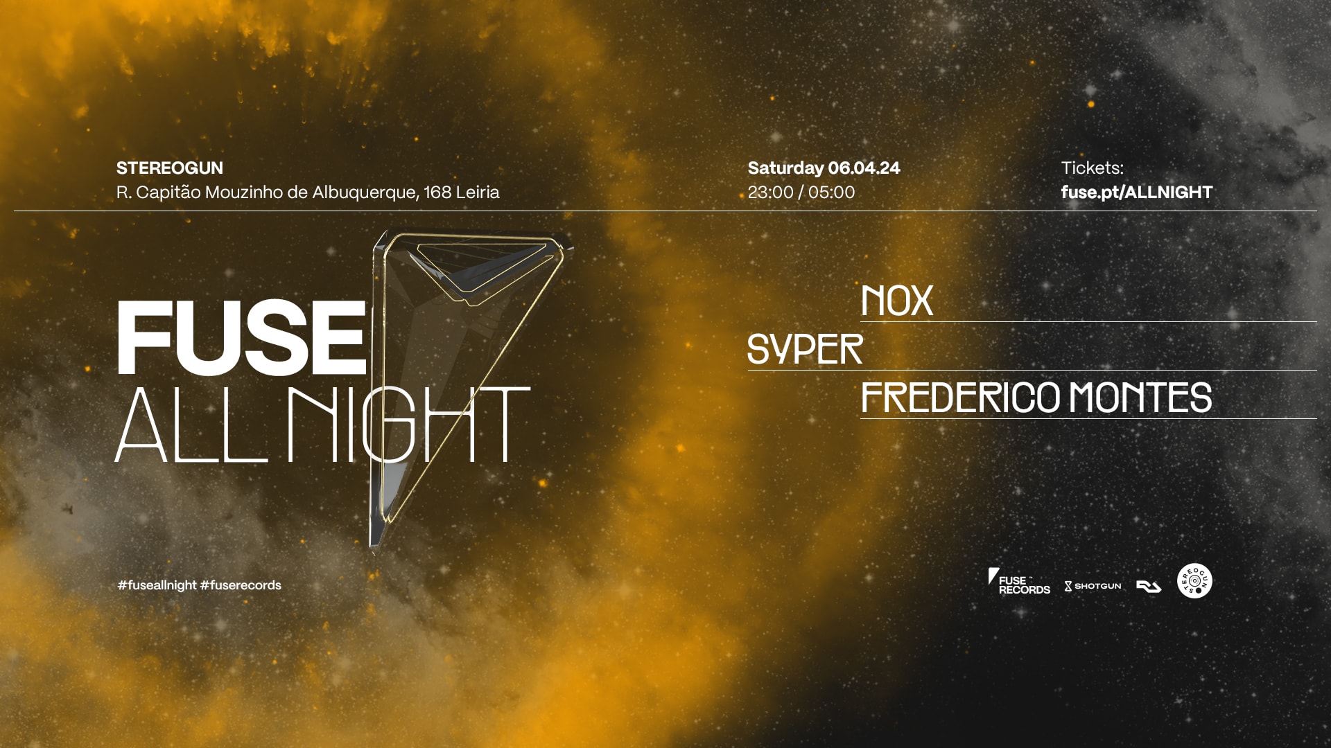 Fuse All Night: Stereogun Cover