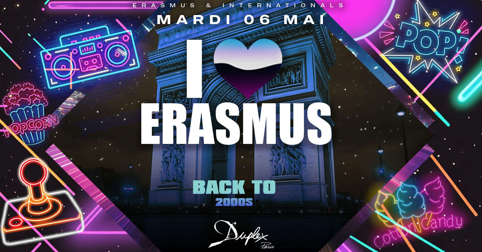 I Love Erasmus - Back To 2000's Cover