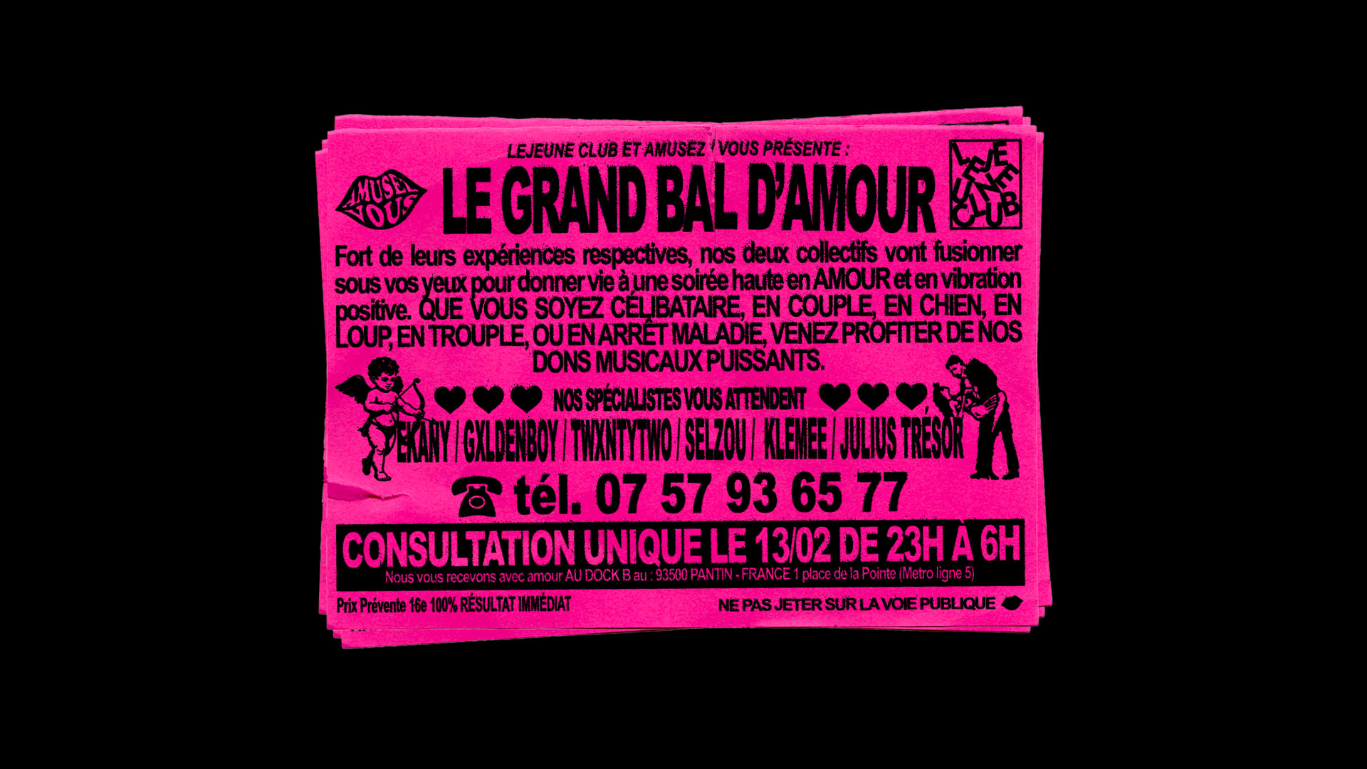 Lejeune Club Et Amusez-Vous Présente : Le Grand Bal D’Amour Cover