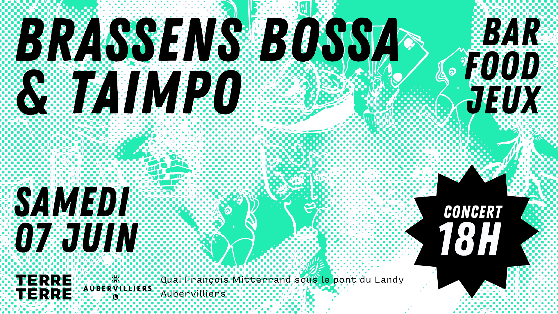 Concert Brassens Bossa & Taimpo À Terre Terre Cover