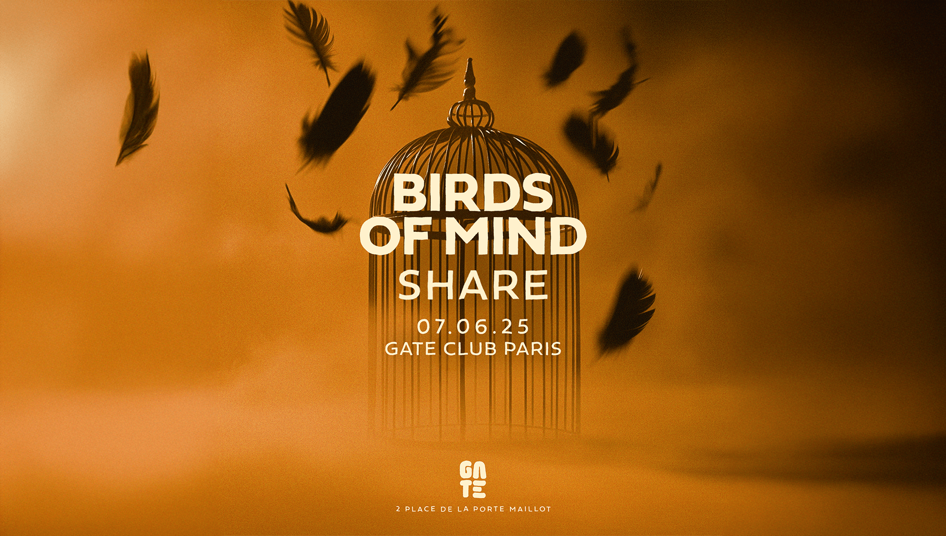 Birds Of Mind X Share At Gate Club Paris Cover