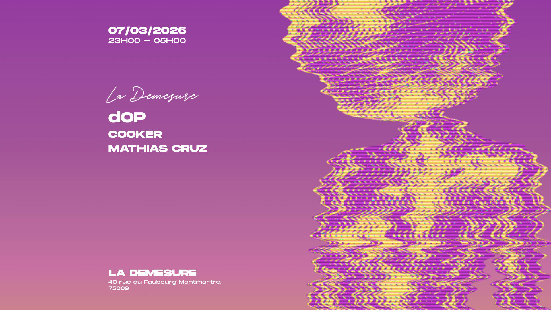 D.O.P, Mathias Cruz & Cooker Cover